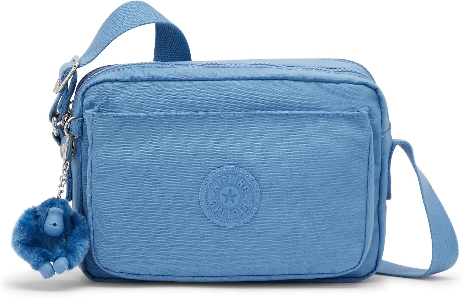 Kipling Women’s Abanu Medium Crossbody Bag, Lightweight, Adjustable Nylon Waist Pack with Multi-Compartment Zip Pockets