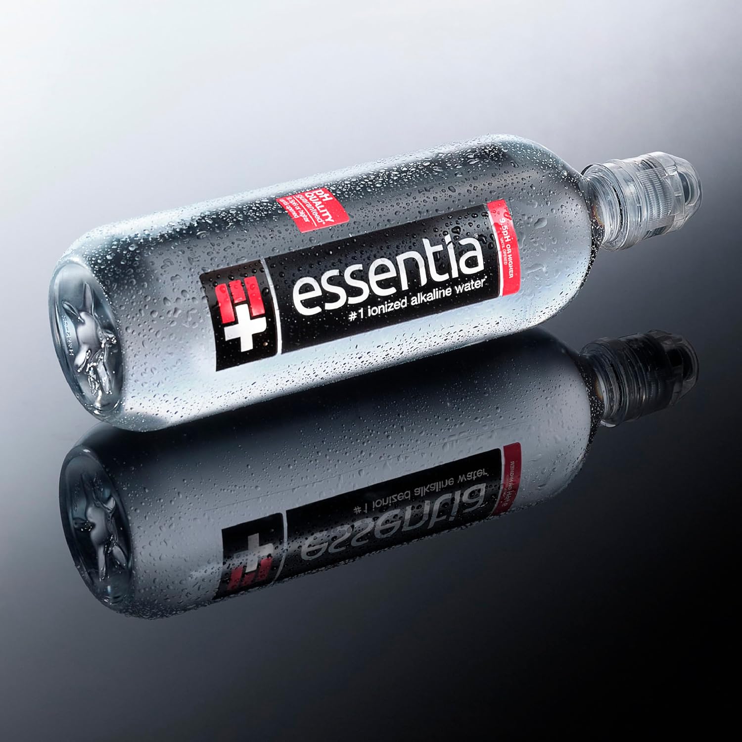 Essentia Water LLC, Ionized Alkaline Bottled Water; 99.9% Pure, Infused with Electrolytes, 9.5 pH or Higher a Clean, Smooth Taste, 20 Fl Oz (Pack of 24)