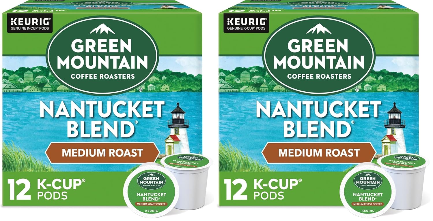 Green Mountain Coffee Nantucket Blend Keurig Single-Serve K-Cup Pods, Medium Roast Coffee, 96 Count