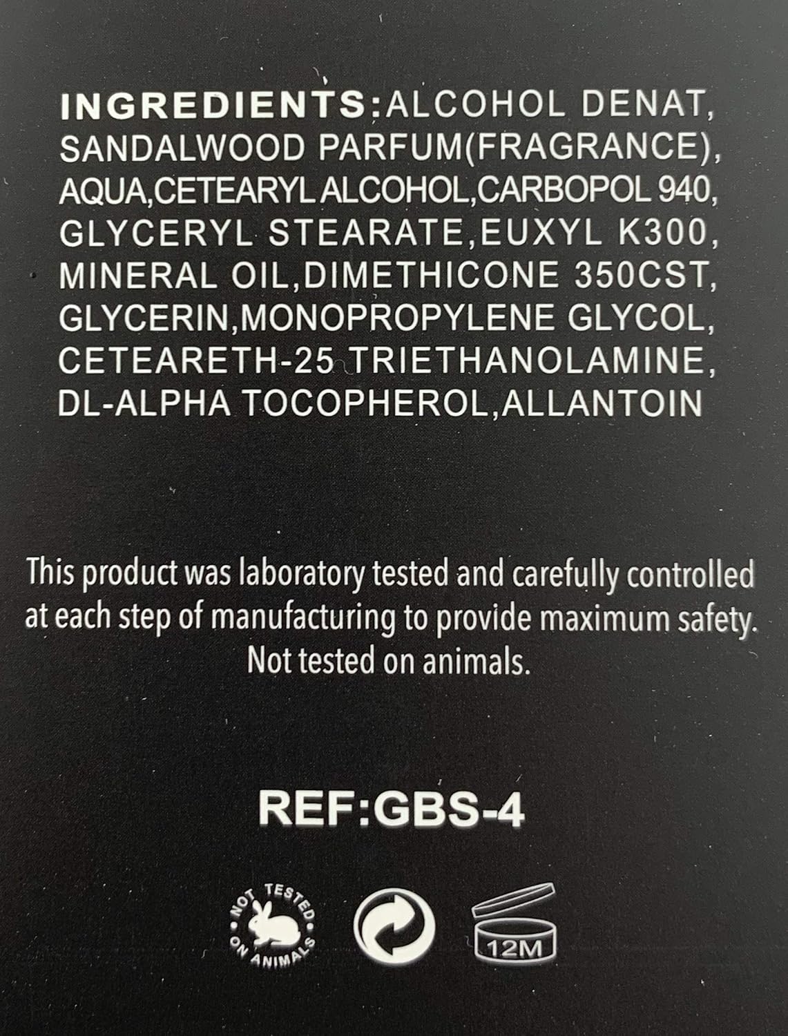 G.B.S Men’s Aftershave Balm - Premium Sandalwood Scent - Soothes Razor Burn & Moisturizes Sensitive Skin - Fast-Absorbing Formula - 5 Fl Oz