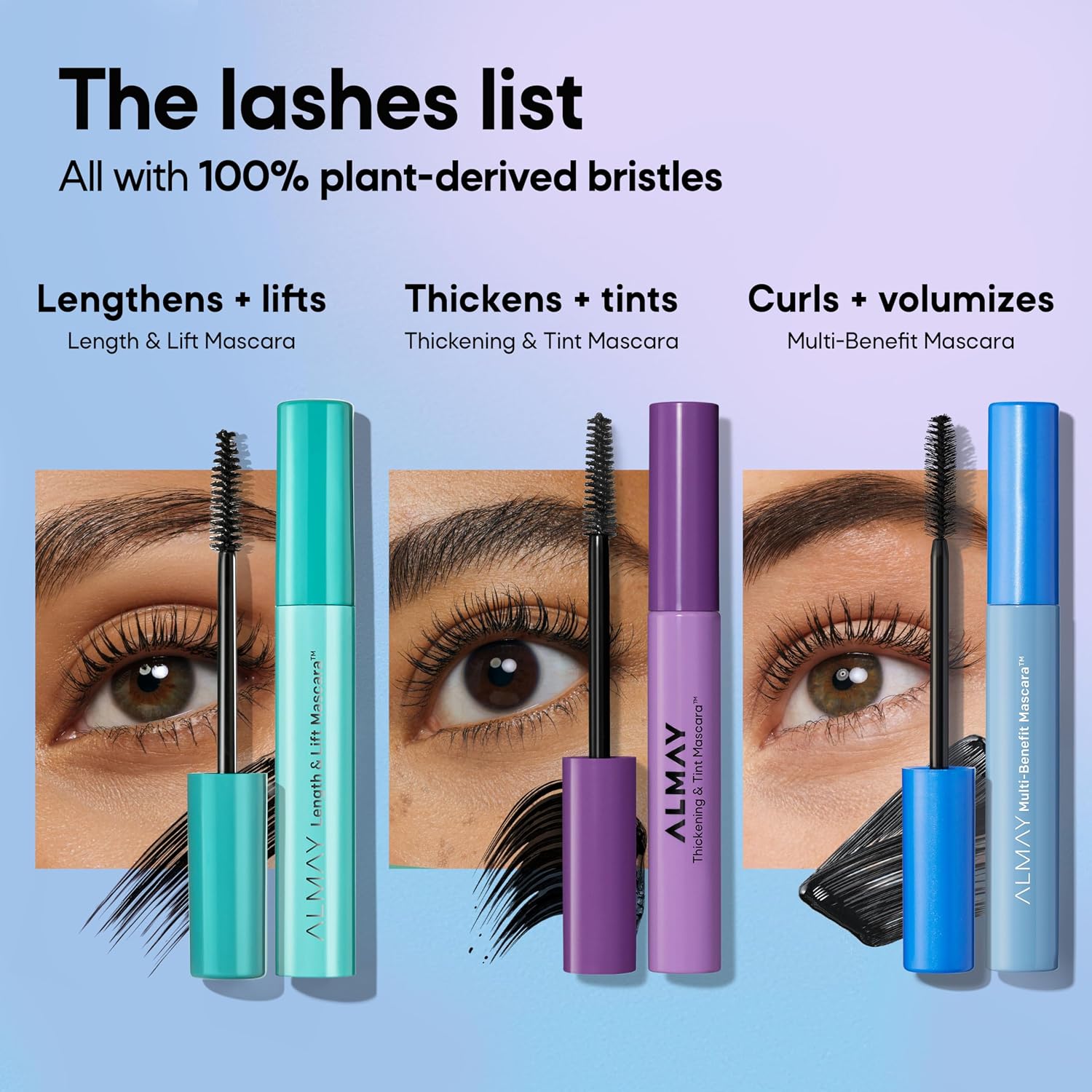 Almay Length & Lift Mascara, 10 Blackest Black, 1 Count