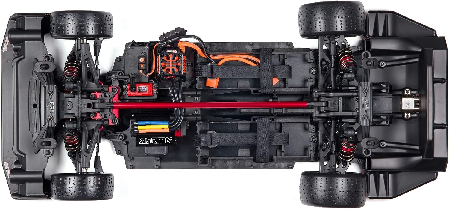 ARRMA 1/7 Felony 6S BLX Street Bash All-Road Muscle Car RTR (Ready-to-Run Transmitter and Receiver Included, Batteries and Charger Required), Black