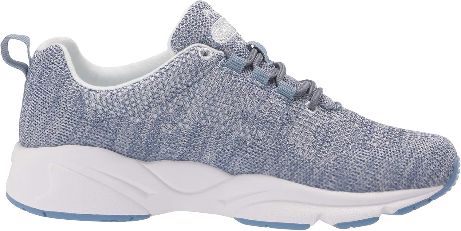 Propet Mens Tour Knit Lace Up Sneakers Shoes Casual - Grey