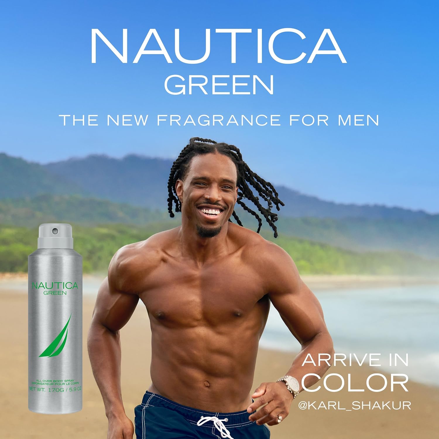 Nautica Blue Eau de Toilette, Men's Fragrance, 3.4 fl oz