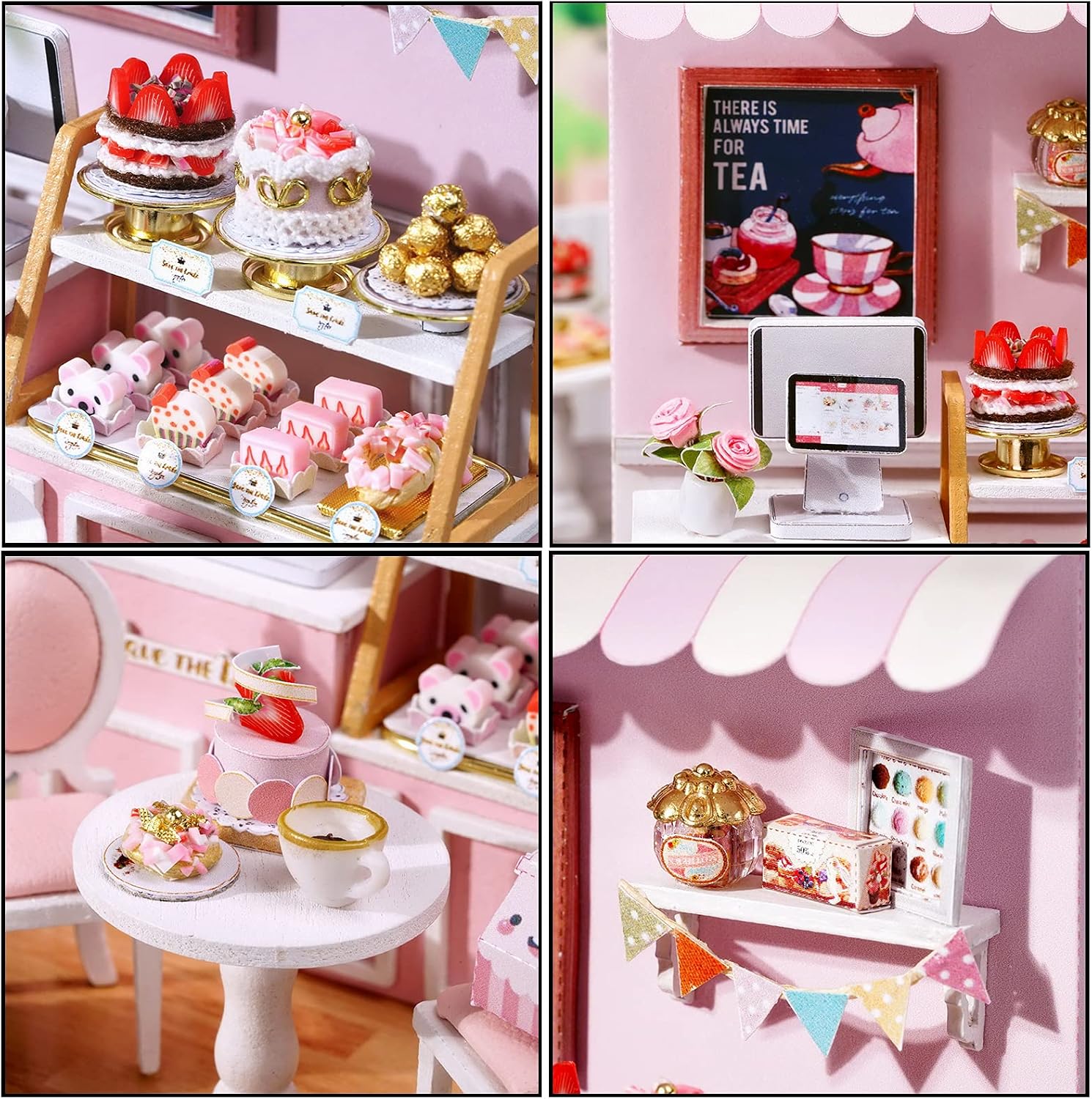 CUTEROOM DIY Doll Room Miniature Furniture Wooden House Kit-Study Room