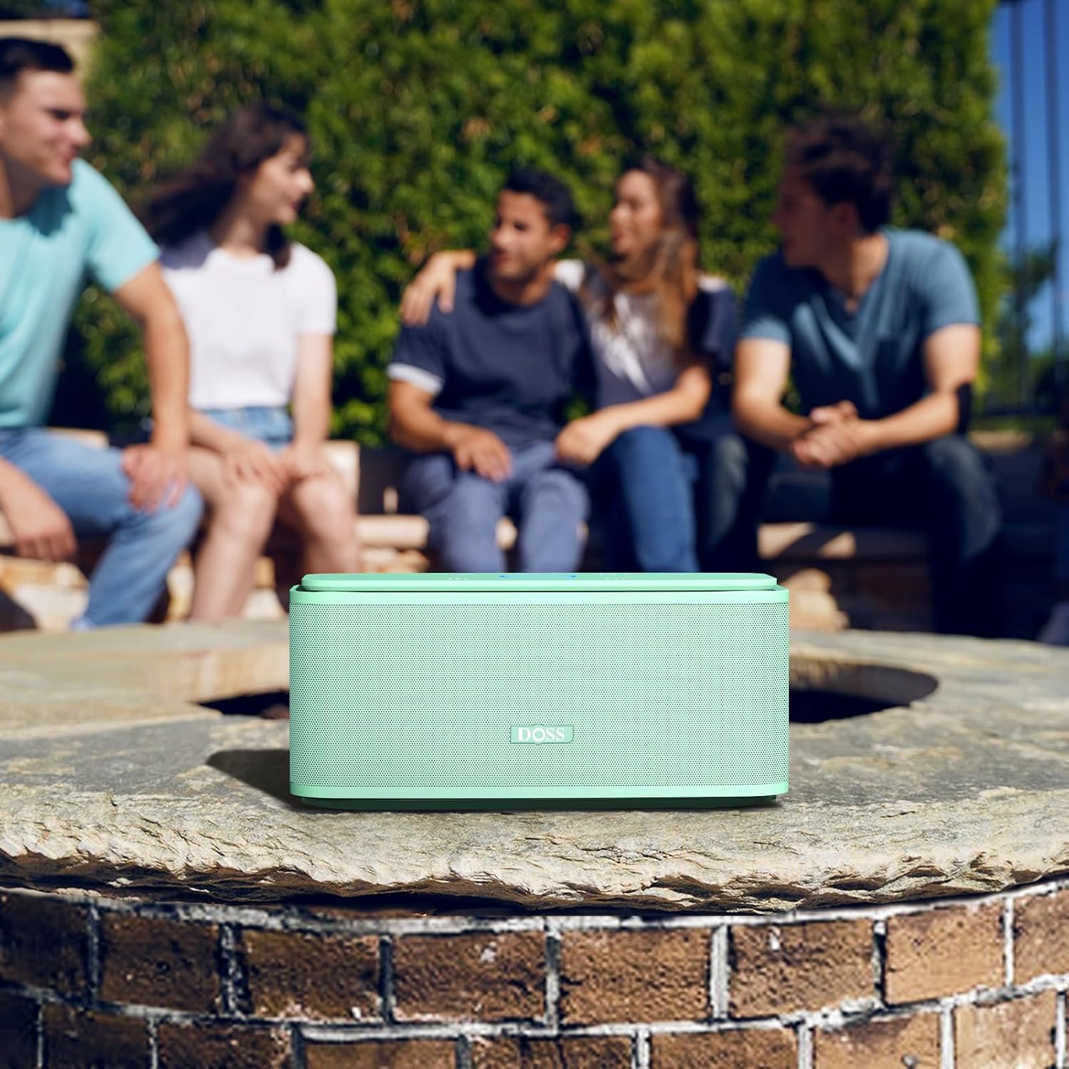 DOSS SoundBox Touch Wireless Bluetooth Speaker-12W HD Sound with Rich Bass