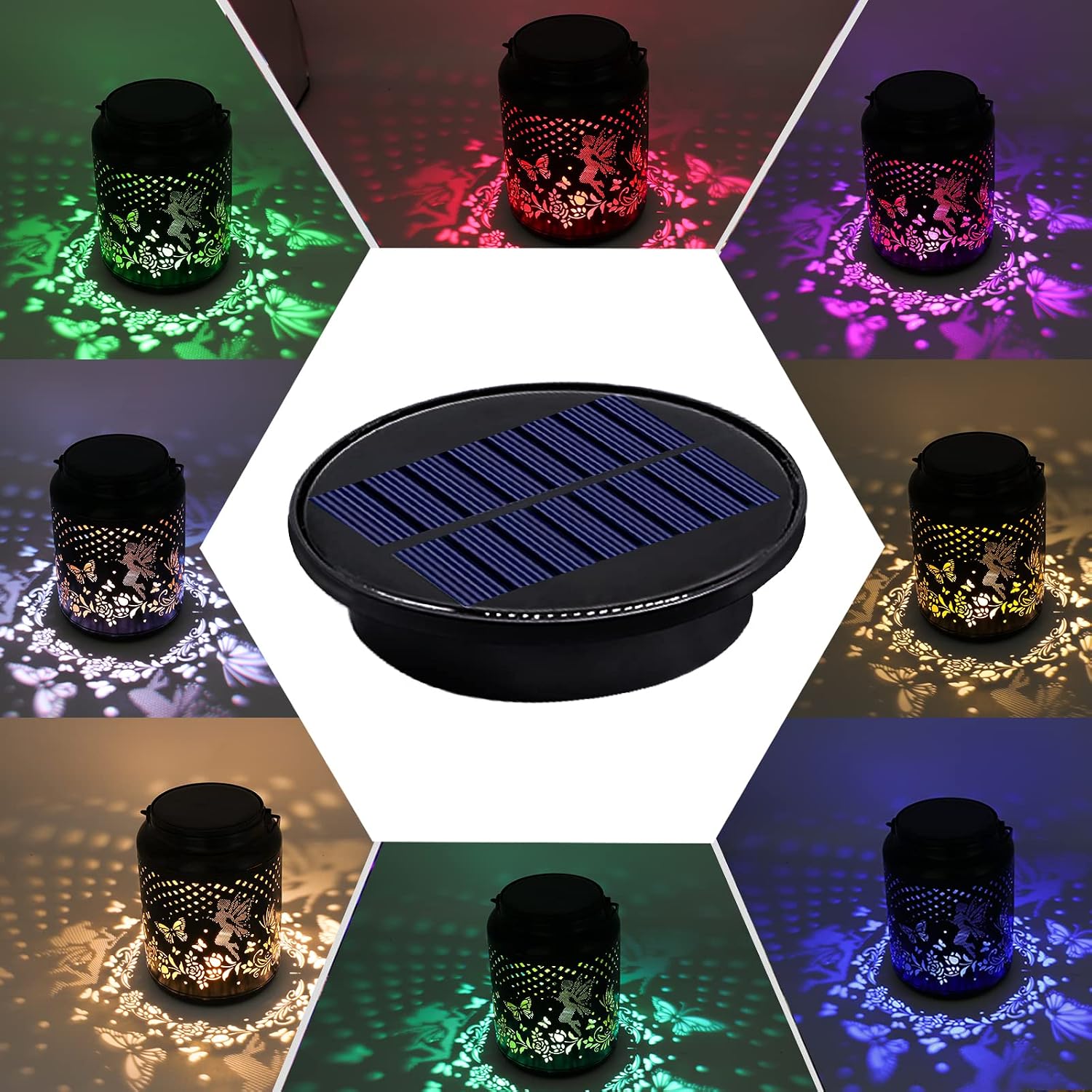 Solar Light Replacement Top Parts 4 Pack(Top Size 3.31 inch