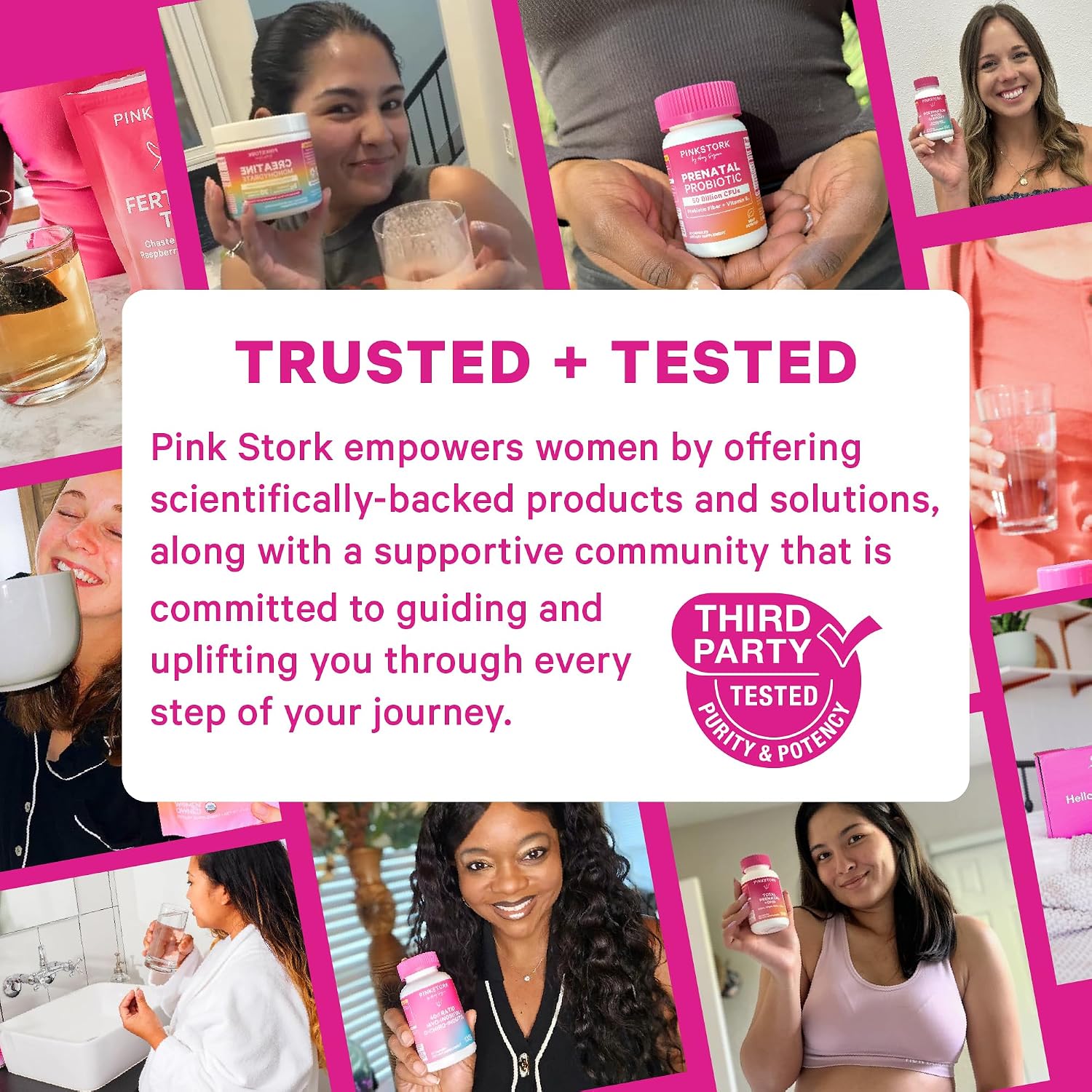 Pink Stork Total Glow Gummies for Women – 60 Berry Gummies