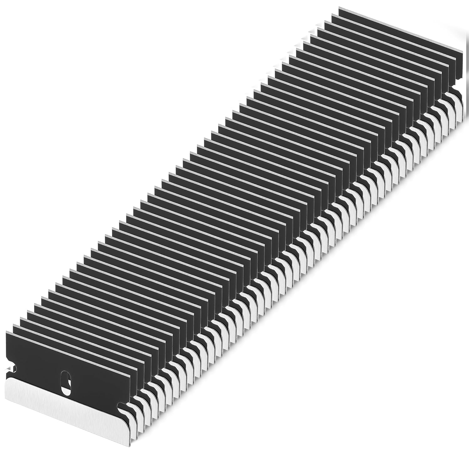 Bates- Razor Blades, 50 pcs, Carbon Steel Flat Scraper Blades