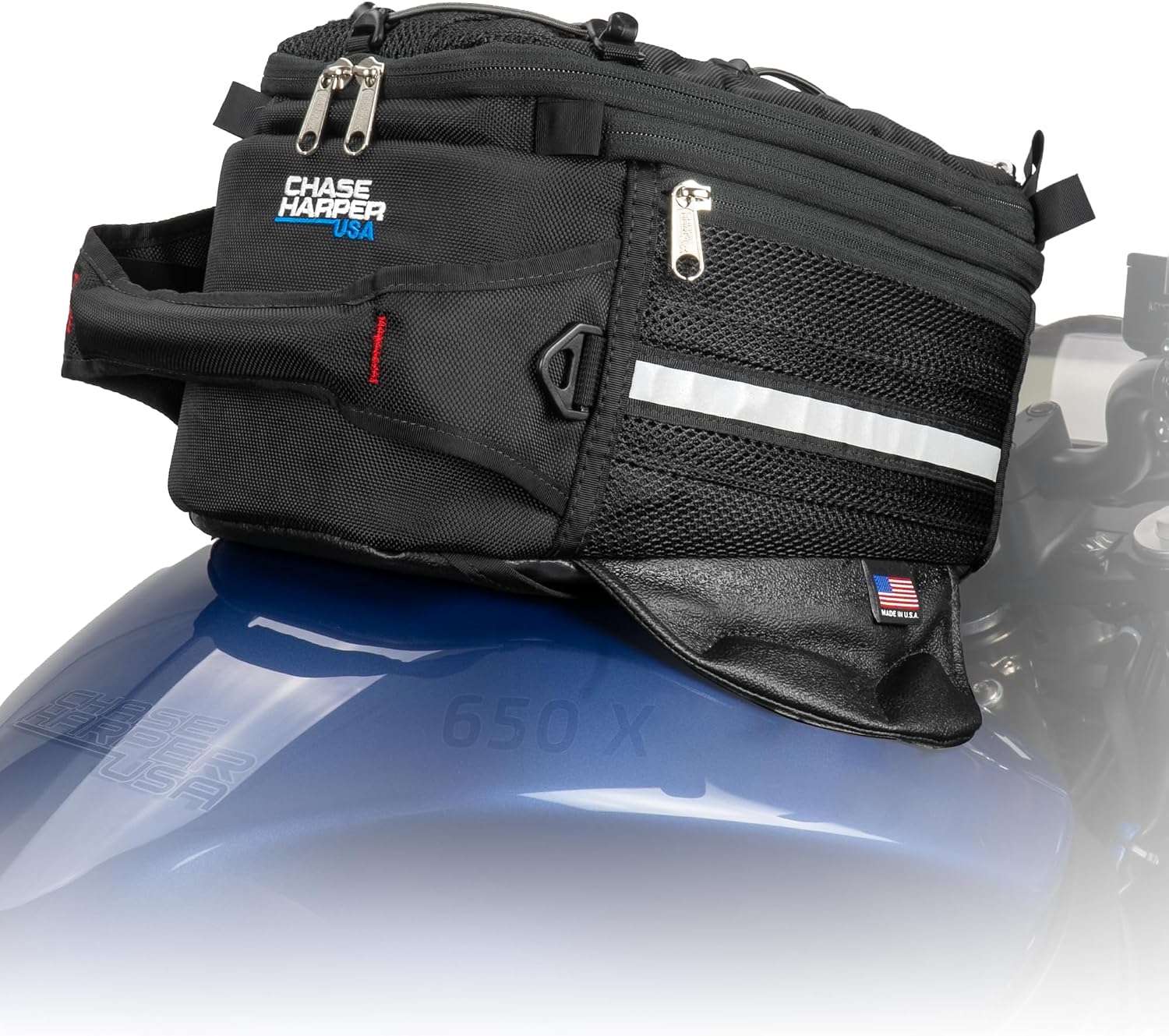 650M Magnetic Tank Bag - Water-Resistant, Tear-Resistant, Industrial Grade Ballistic Nylon with Anti-Scratch Rubberized Polymer Bottom, Super Strong Neodymium Magnets