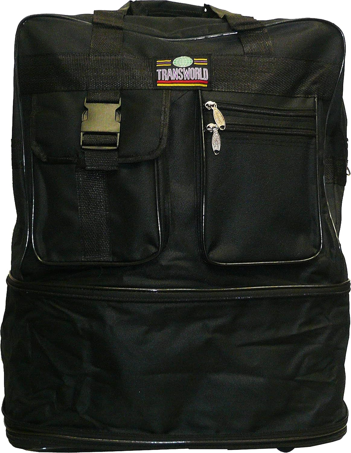 36" Expandable Wheeled Bag Rolling Duffel Spinner Luggage