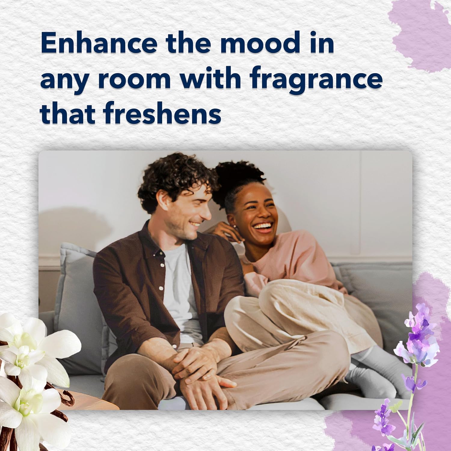 Glade PlugIns Refills Air Freshener, Scented and Essential Oils for Home and Bathroom, Tranquil Lavender & Aloe, 1.34 Fl Oz, 2 Count