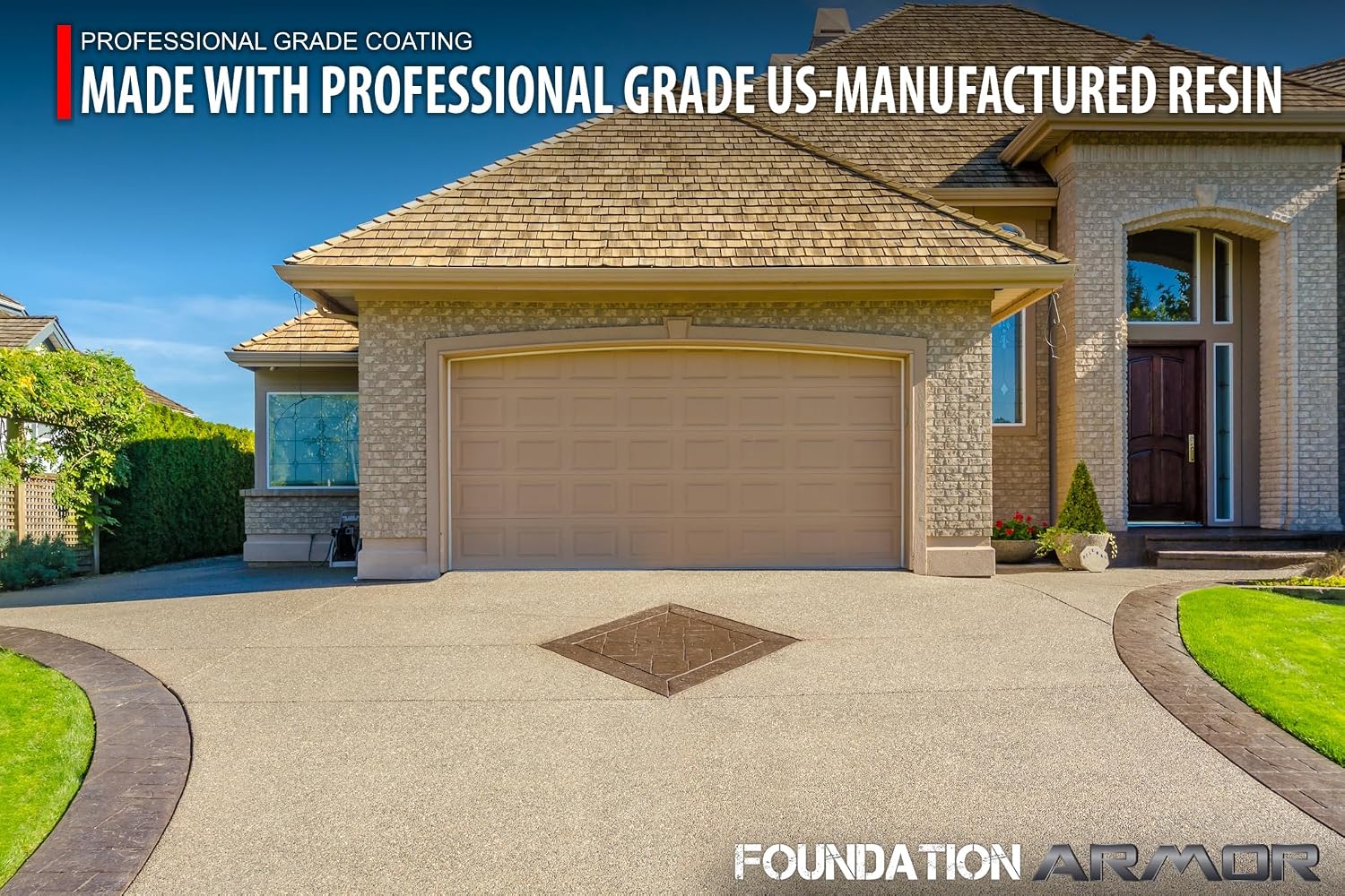 Armor AG Brown Seal 25 Brown Tinted Exposed Aggregate Sealer