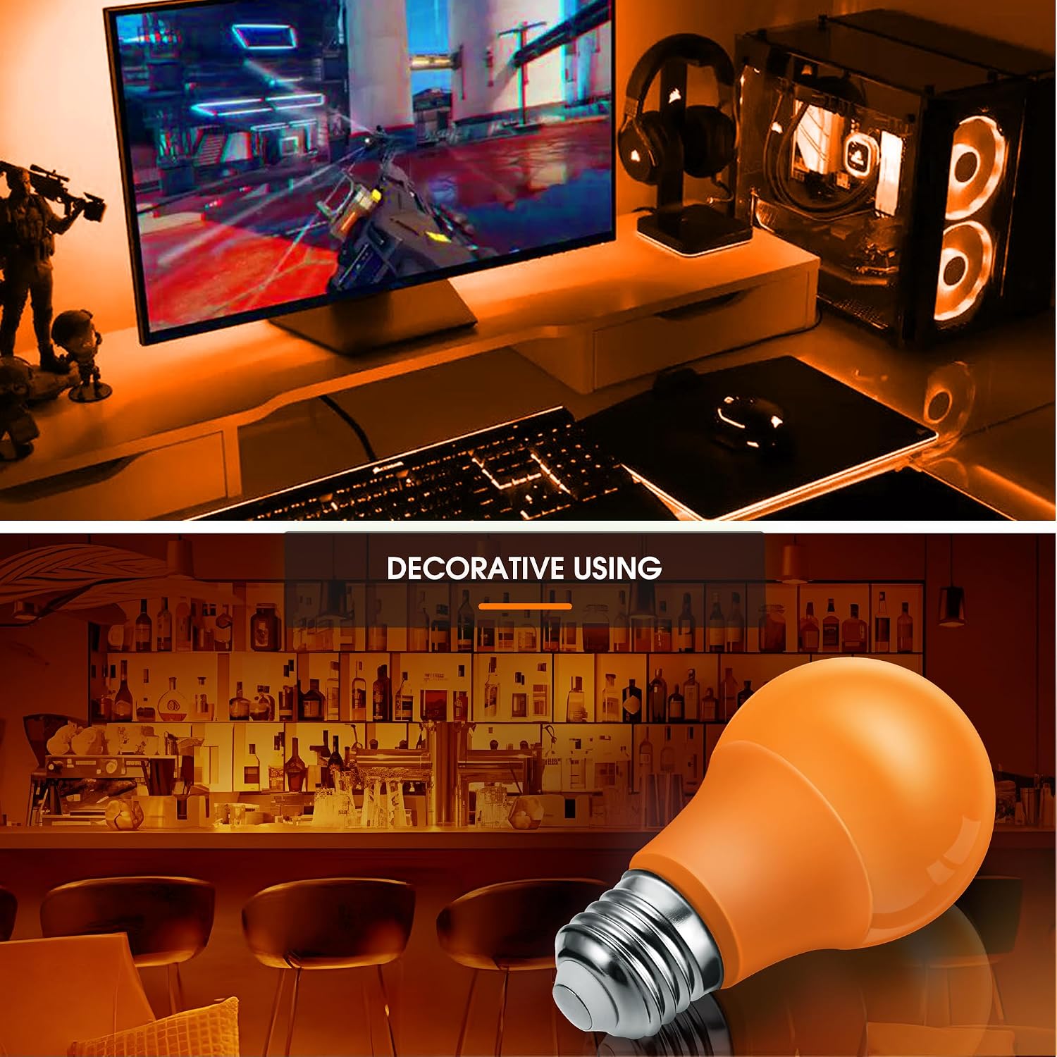 LOHAS Dusk to Dawn Sensor Light Bulbs, 40W Equivalent LED Outdoor Lighting