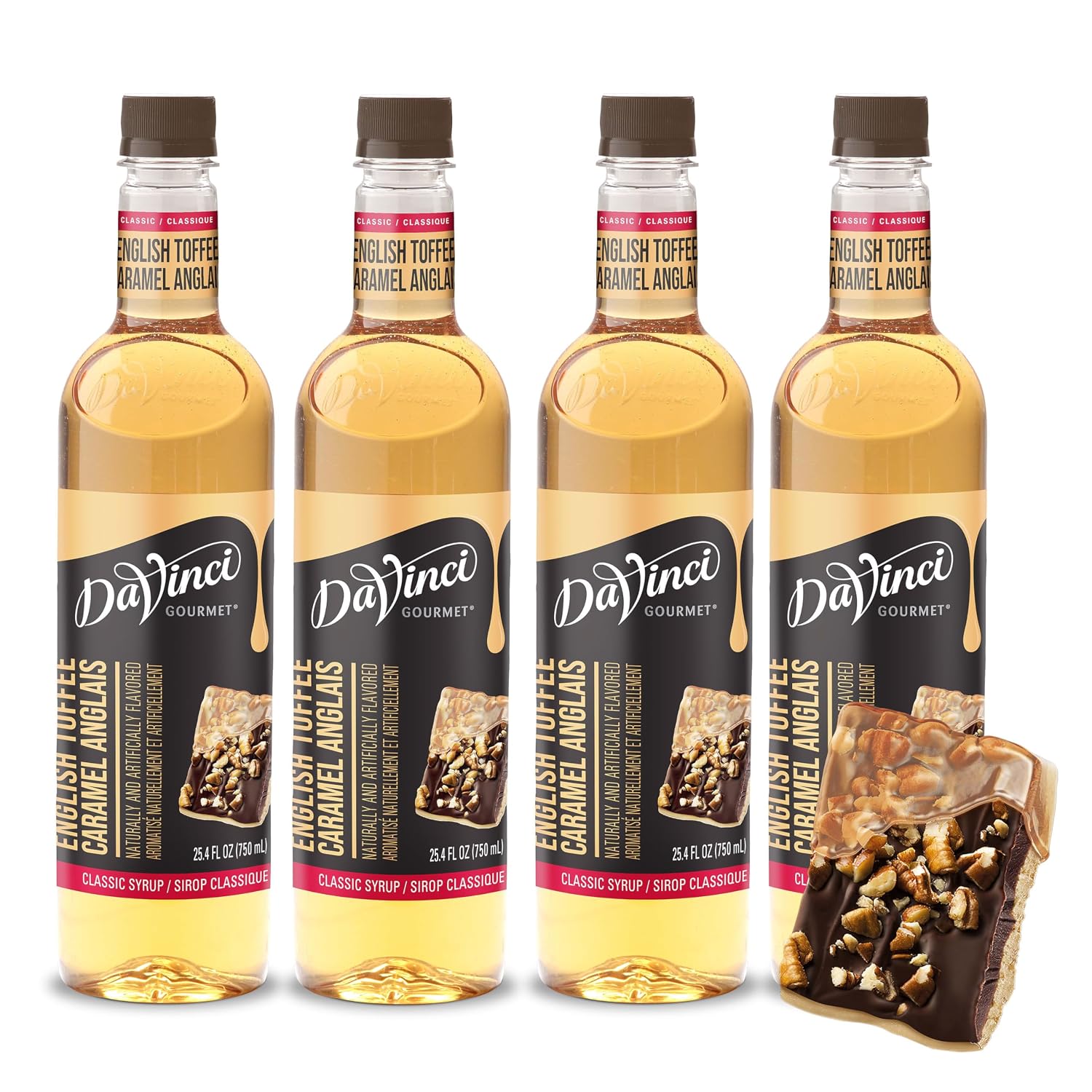 DaVinci Gourmet Classic Strawberry Syrup, 25.4 Fluid Ounces, Kosher, 1 Count