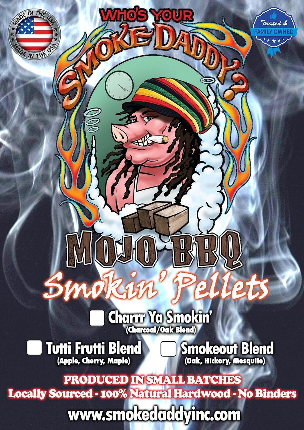 Pellet Pro Charcoal/Oak Pellets Pellet Grill Fuel BBQ Pellets | Made from All-Natural Premium Oak Mixed Pellets | Outdoor Gas, Charcoal