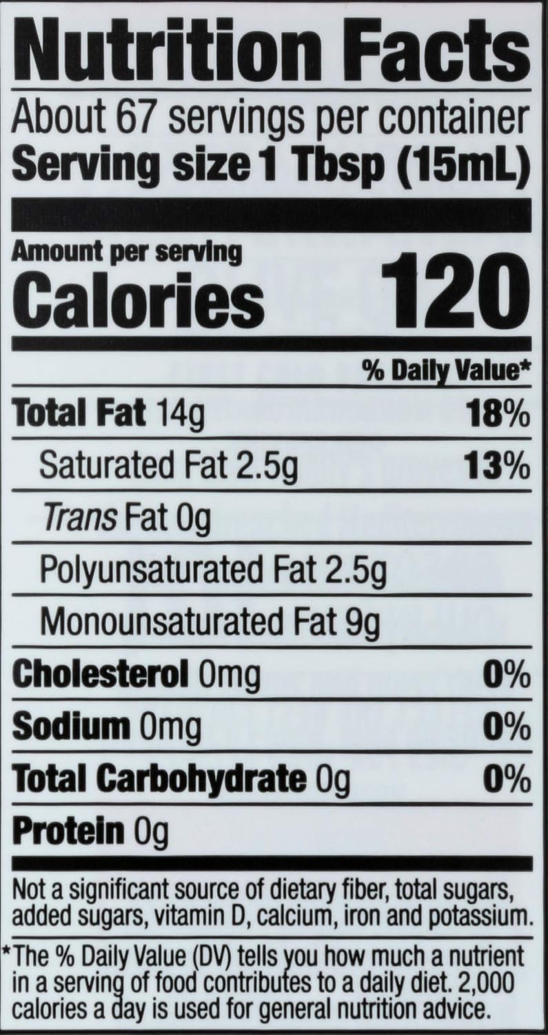 Spectrum Organic Mediterranean Extra Virgin Olive Oil, 33.8 Oz