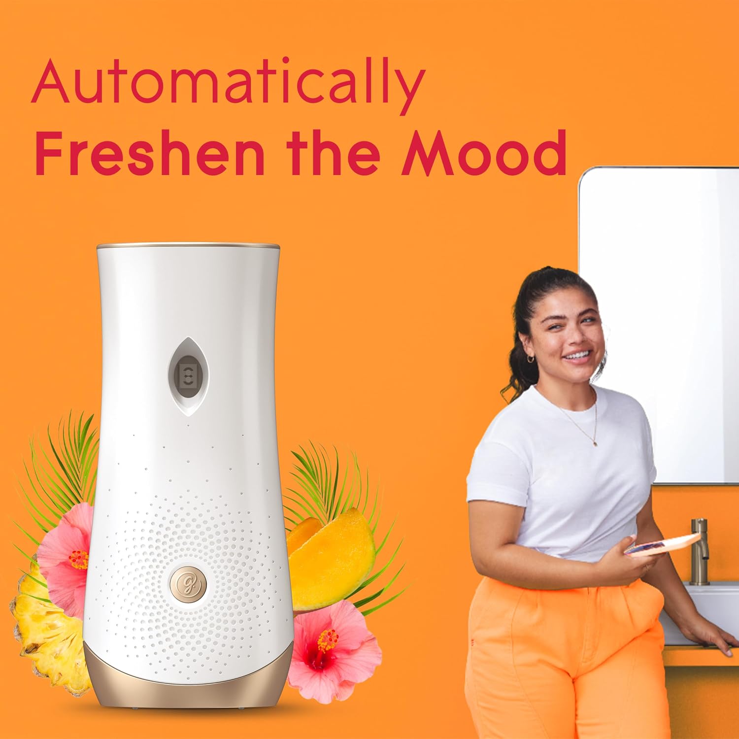 Glade Automatic Spray Refill, Air Freshener for Home and Bathroom, Cashmere Woods, 6.2 Oz