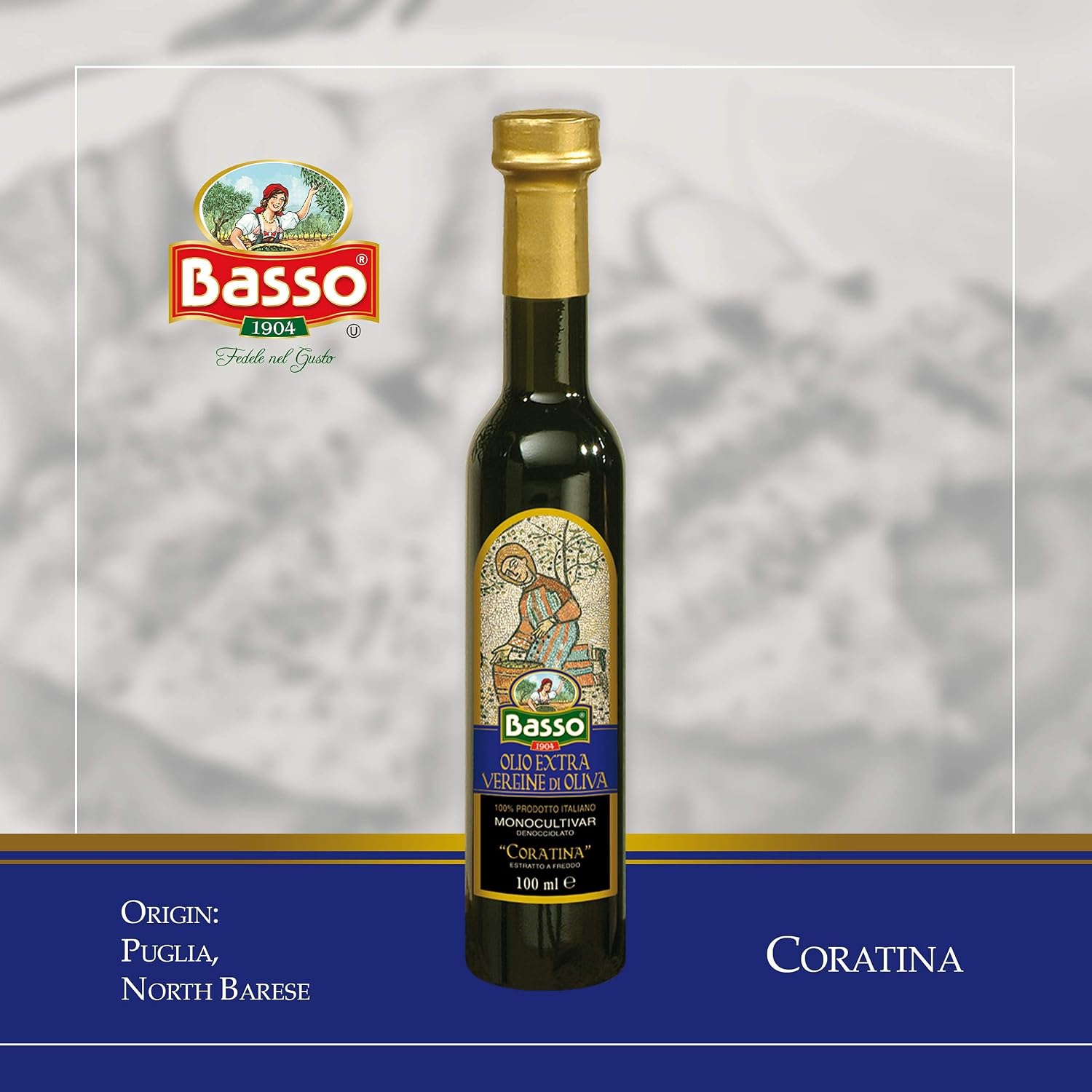BASSO 1904 Infused Extra Virgin Olive Oil Gift Box Set, 8.5 Fl Oz (250 ml)