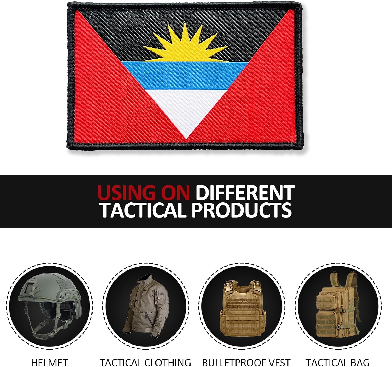 2 Pack Nicaragua Flags Patch Nicaraguans Flag Patches Patriotic Military Team Tactical Patch 3×2 Inch
