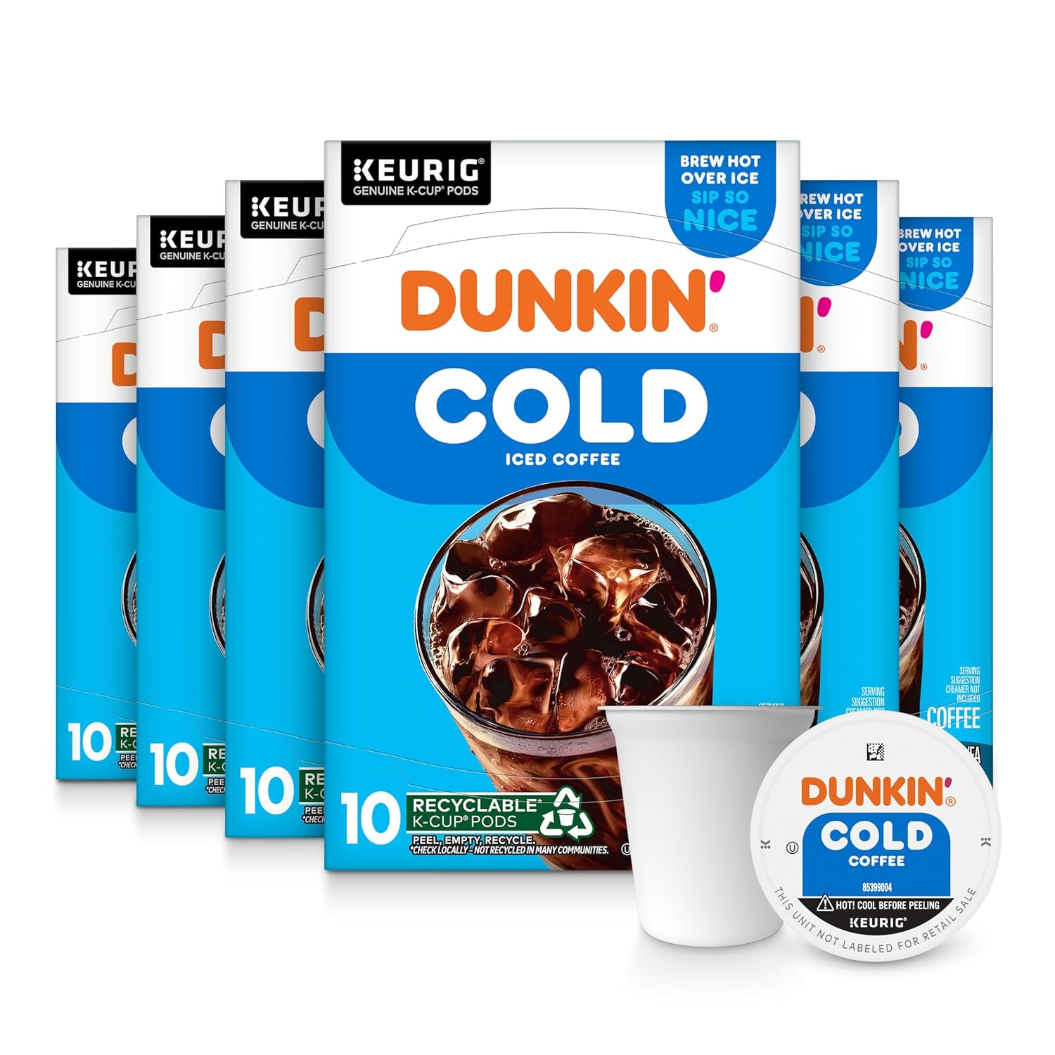Dunkin’ Original Blend Medium Roast Coffee, Keurig K-Cup Pods, 10 Count Box