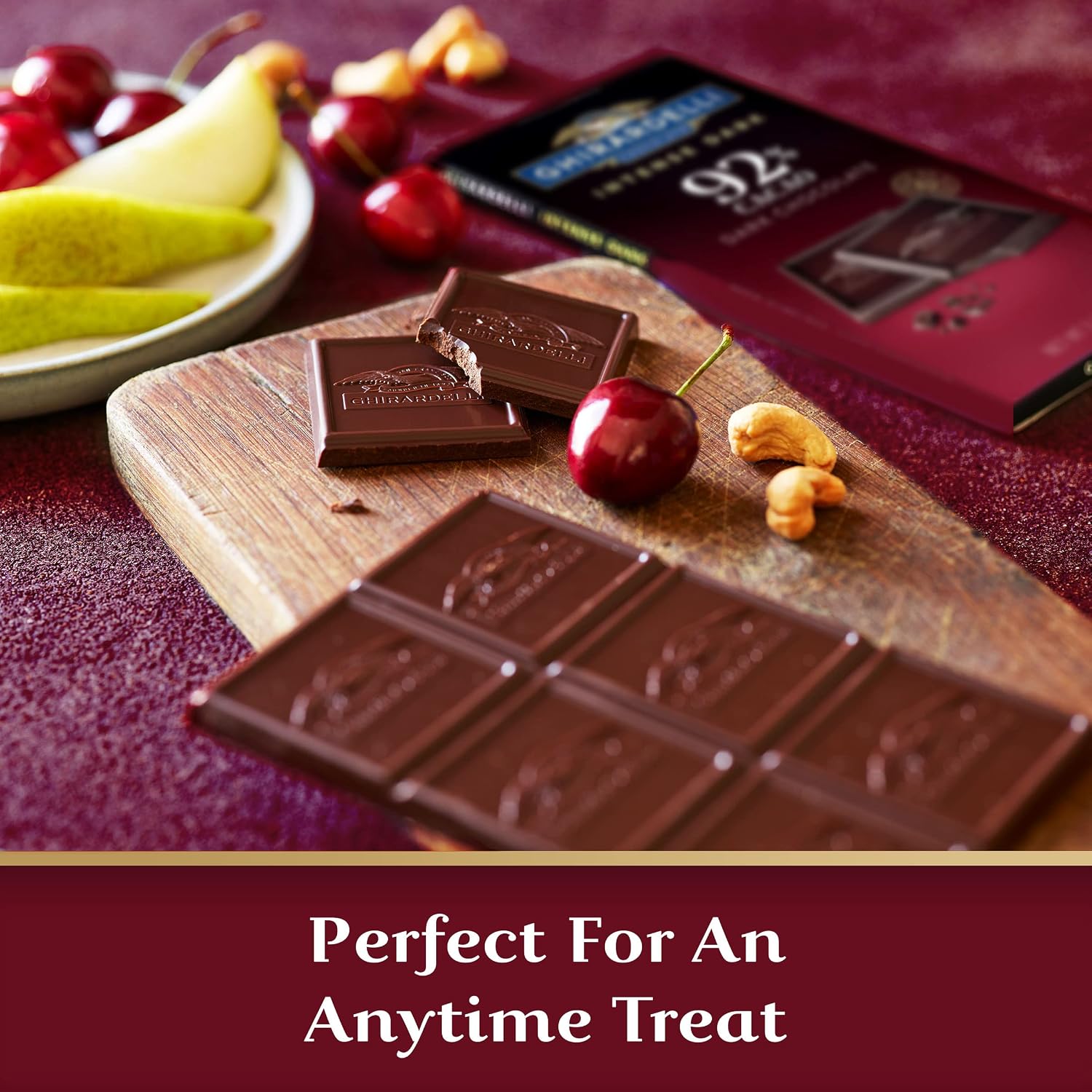 Ghirardelli, Intense Dark Chocolate Bar, 72% Cacao, Bar, 3.5 Ounce