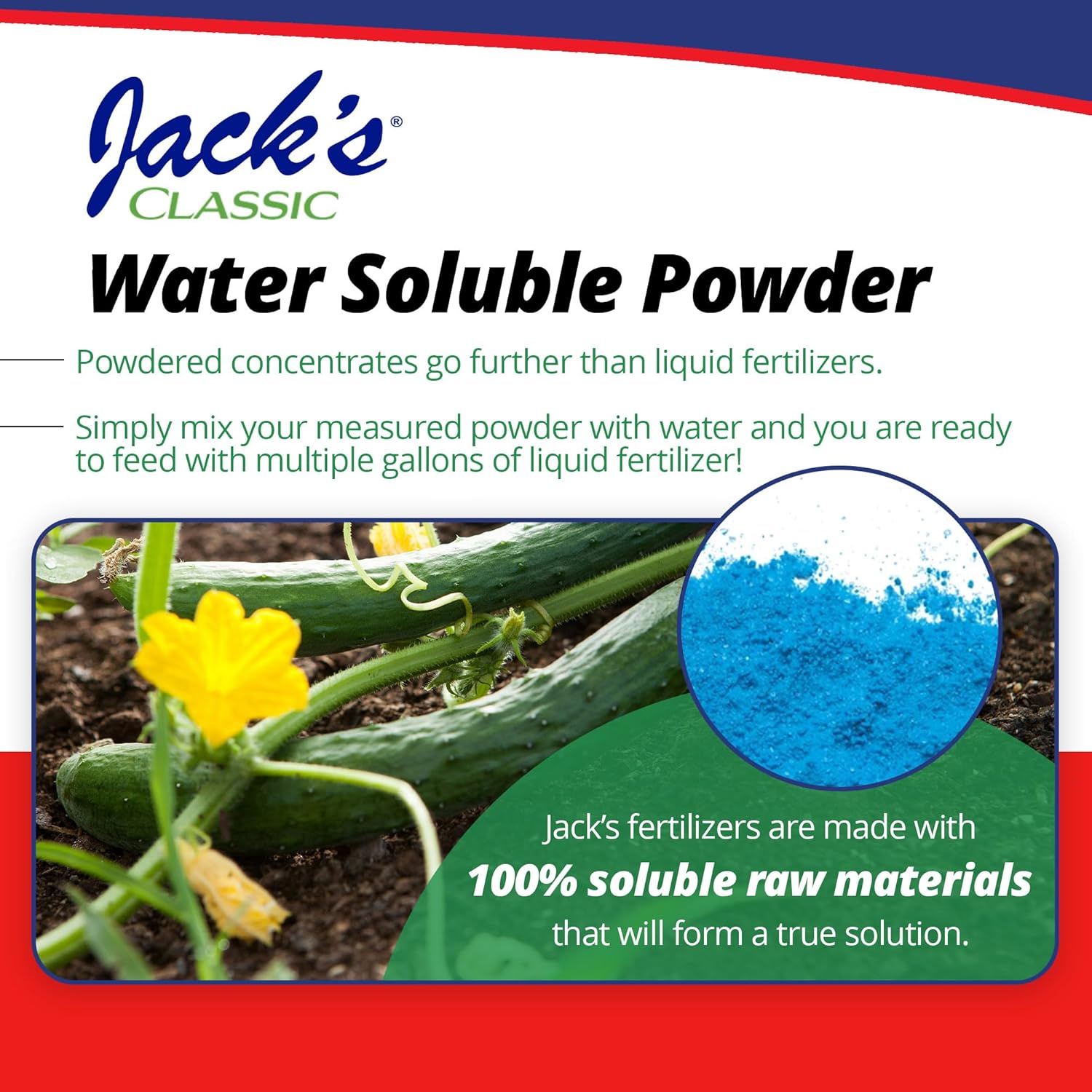 Jack's Classic 12-15-30 Veggie Feed Water-Soluble Fertilizer, 1.5lb | Powdered, Targeted Micronutrient Package, for Vigorous Plant Growth and Abundant Fruit Set, Liquid Root & Foliar Feeding