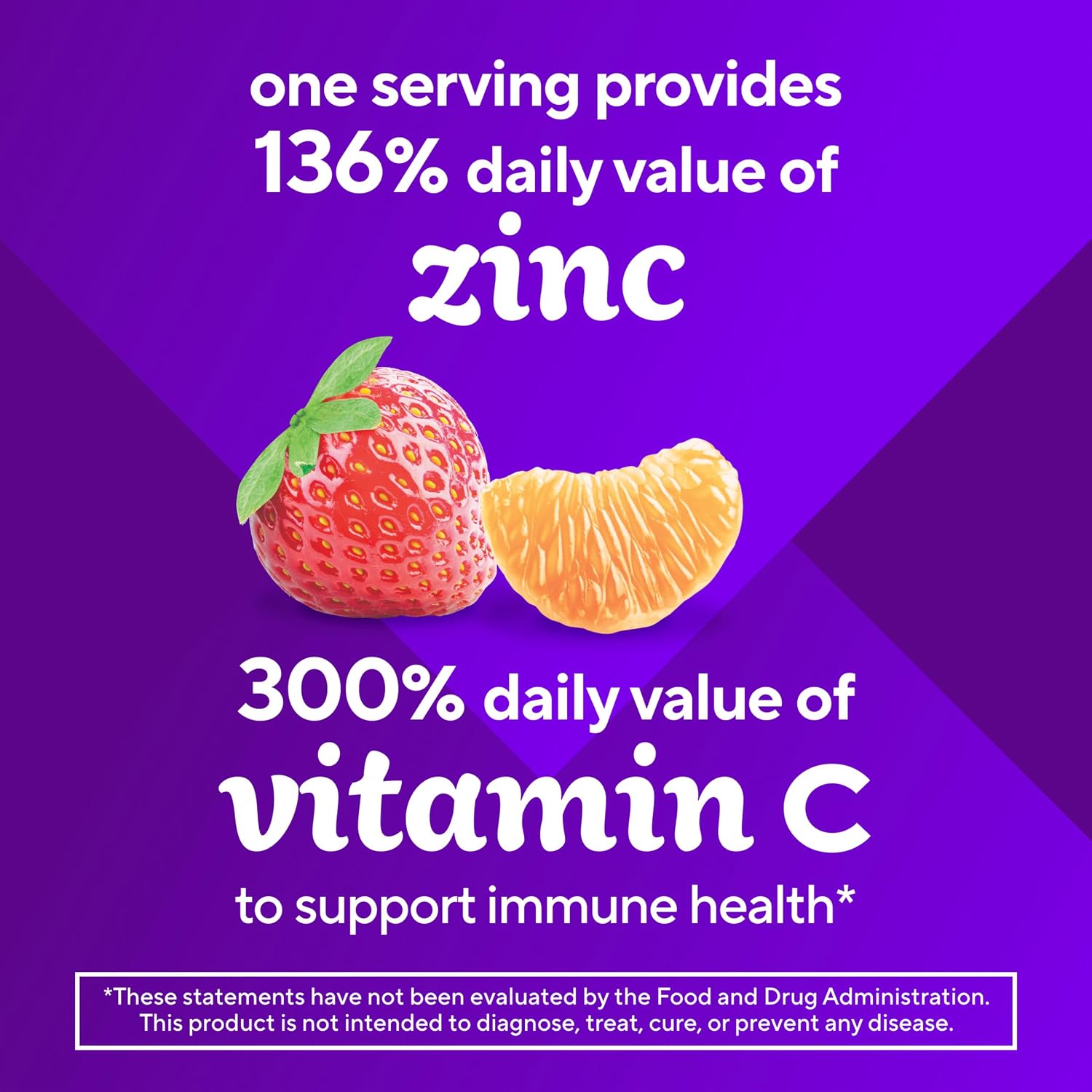 Vitafusion Zinc and Vitamin C Gummies | 90 Gummy Vitamins