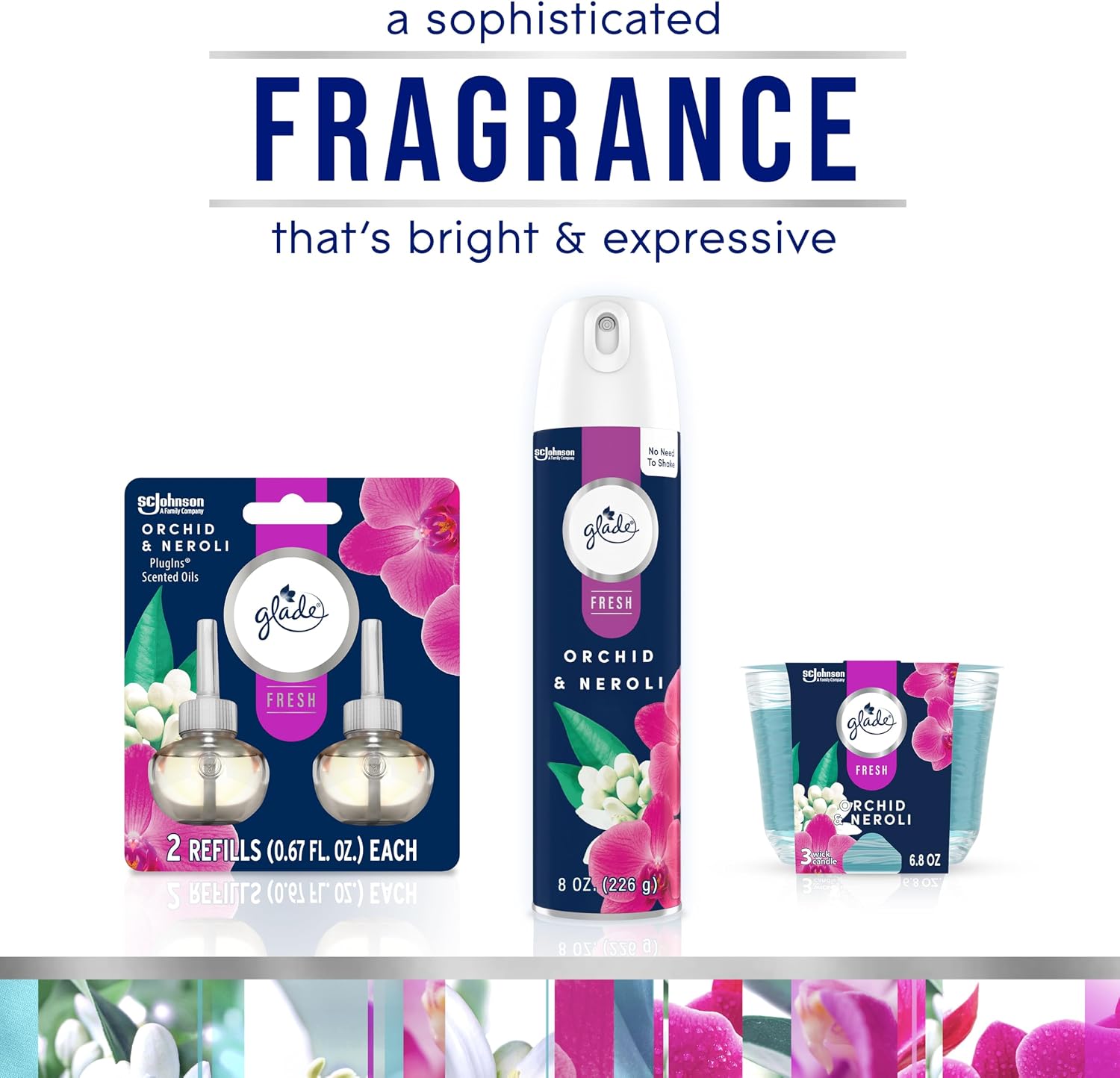 Glade PlugIns Refills Air Freshener, Sea Mist & Cypress, Scented and Essential Oils for Home and Bathroom, 0.67 Fl Oz, 5 Count