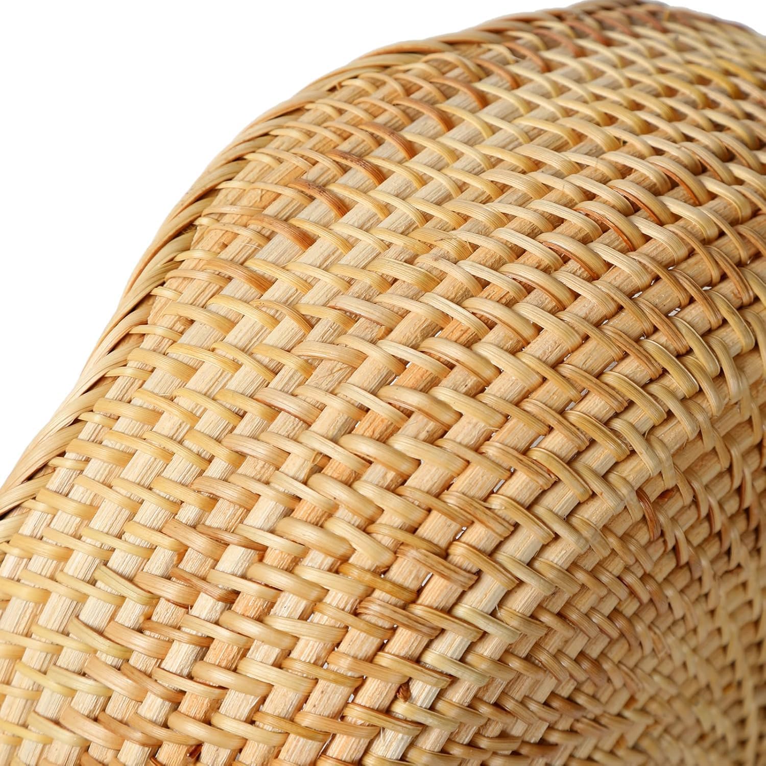 YANGQIHOME Rattan Bread Basket, Round Fruit Baskets, Wicker Storage Bowls, Natural Woven Serving Basket Bowls