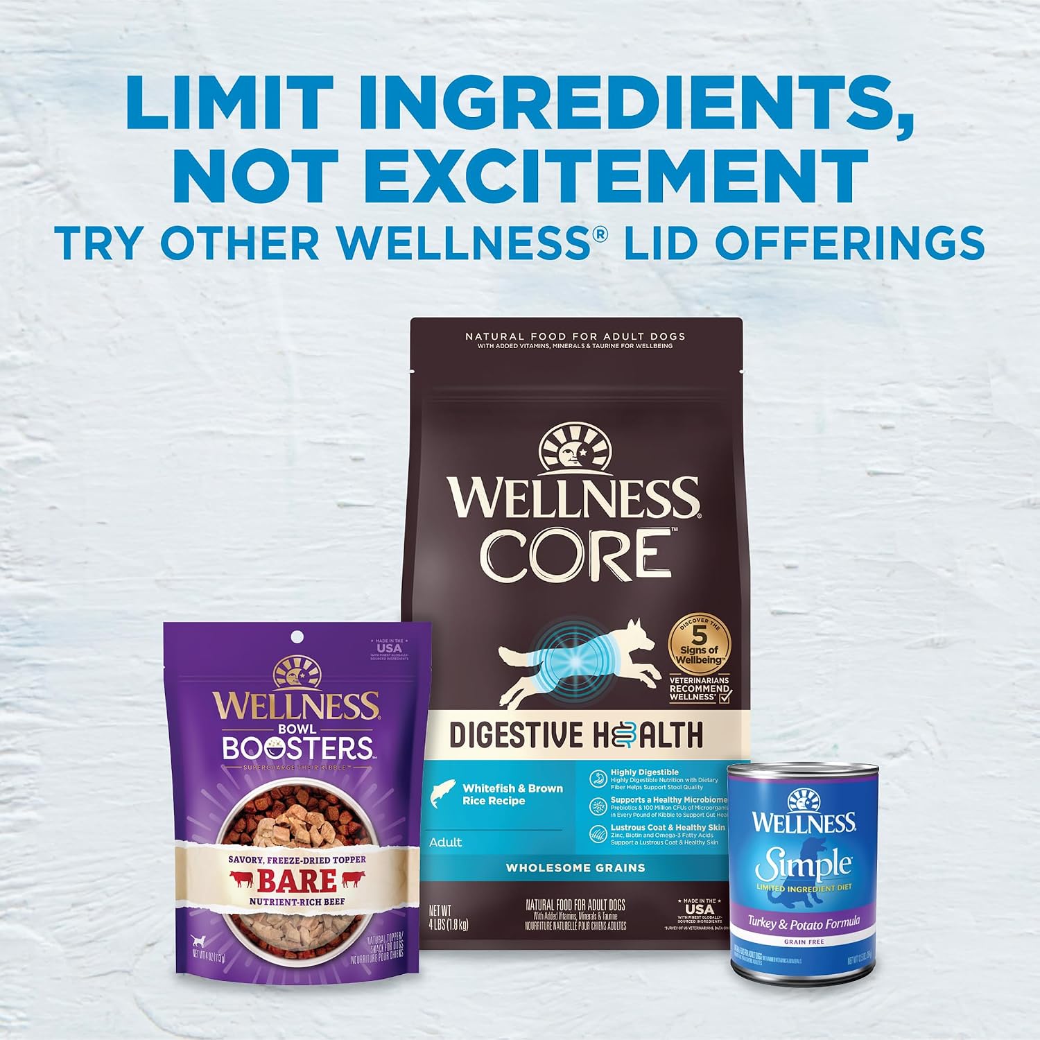 Wellness Simple Limited Ingredient Small Breed Adult Dry Dog Food, Grain Free Kibble, Sensitive Stomach, Skin & Coat Support, Natural, Chicken Free, Salmon and Potato Recipe, 10.5 lb Bag