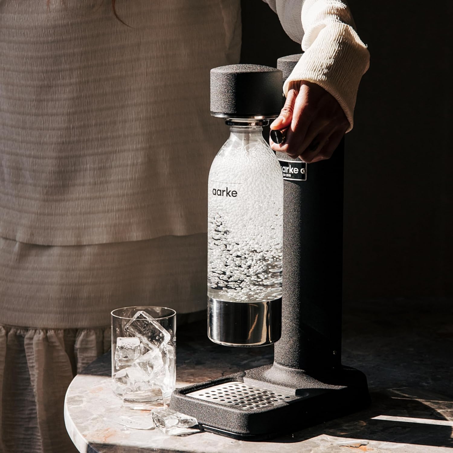 Aarke Carbonator 3 - Premium Sparkling Water Maker, Matte Black