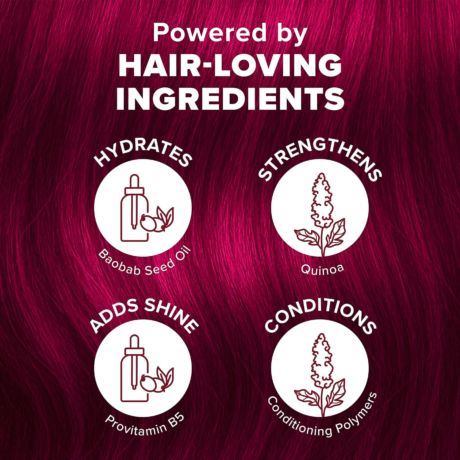 Splat Midnight Magenta Semi Permanent Hair Dye Kit, 1 Application