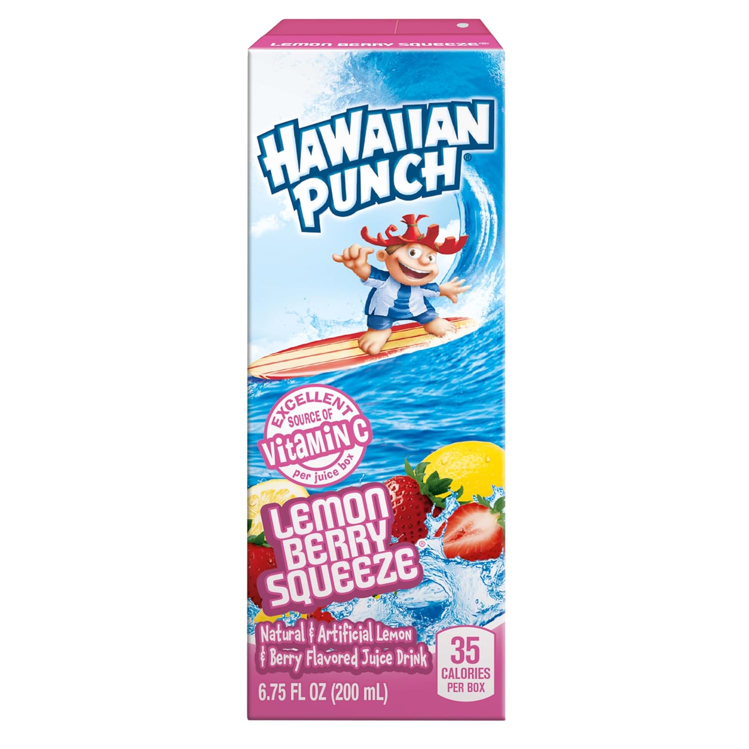 Hawaiian Punch Polar Blast Fruit Juice Drink, 10 Fl Oz Bottles, 24 Count (4 Packs Of 6), Ready-to-drink, On-the-go, Caffeine-free, Carbonation-free, Gluten-free, Excellent Source Of Vitamin C