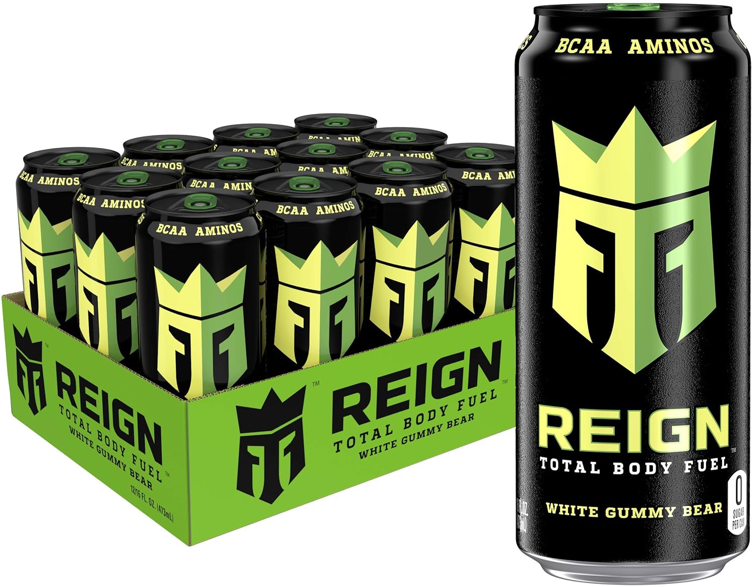 Reign Total Body Fuel, Orange Dreamsicle, Fitness & Performance Drink, 16 Fl Oz (Pack of 12)