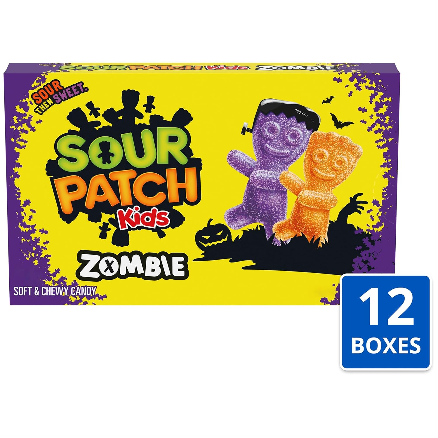 SOUR PATCH KIDS & SWEDISH FISH Soft & Chewy Gummy Candy Variety Pack, 15 ct