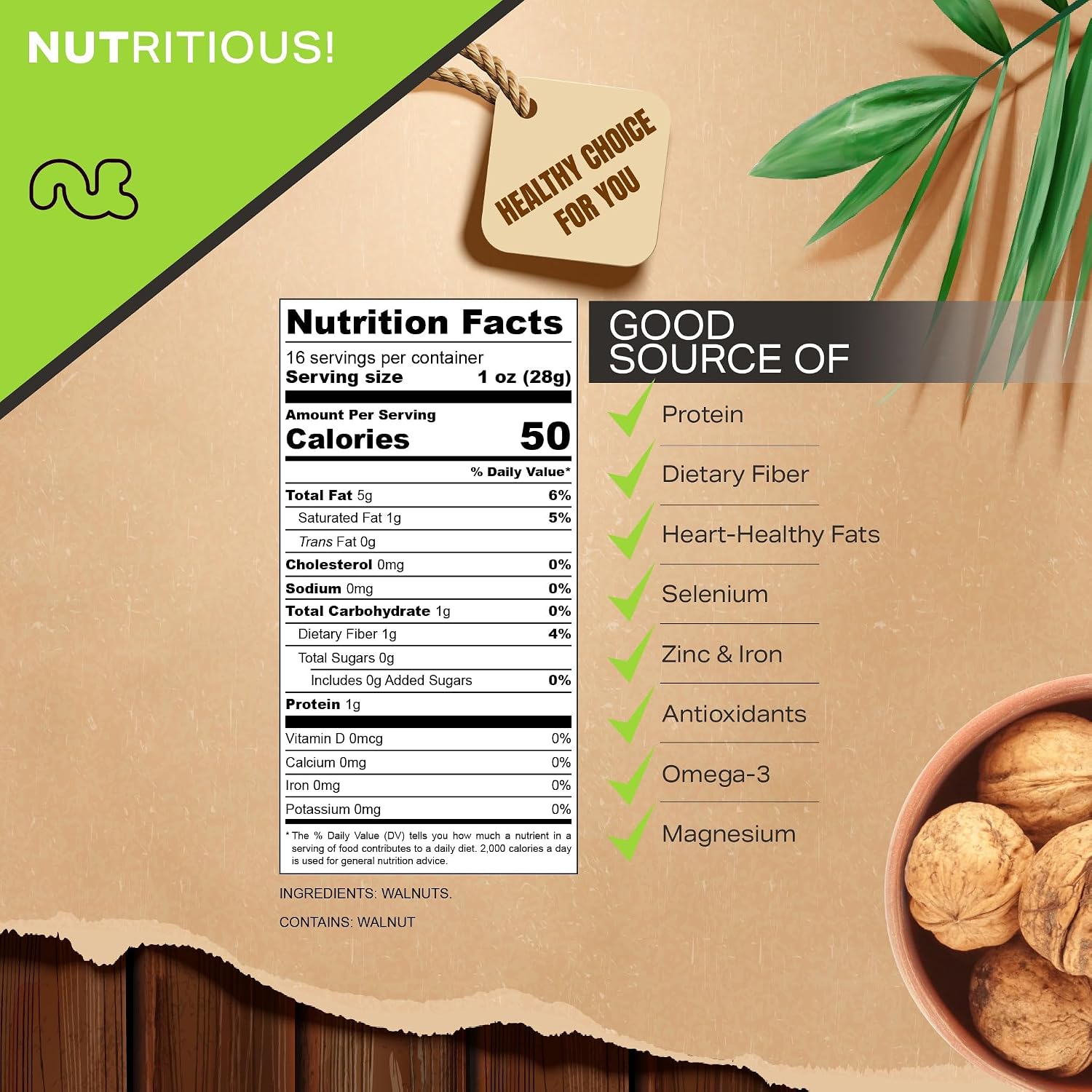 NUT CRAVINGS - Raw Walnuts In Shell, Whole, (80oz - 5 LB)