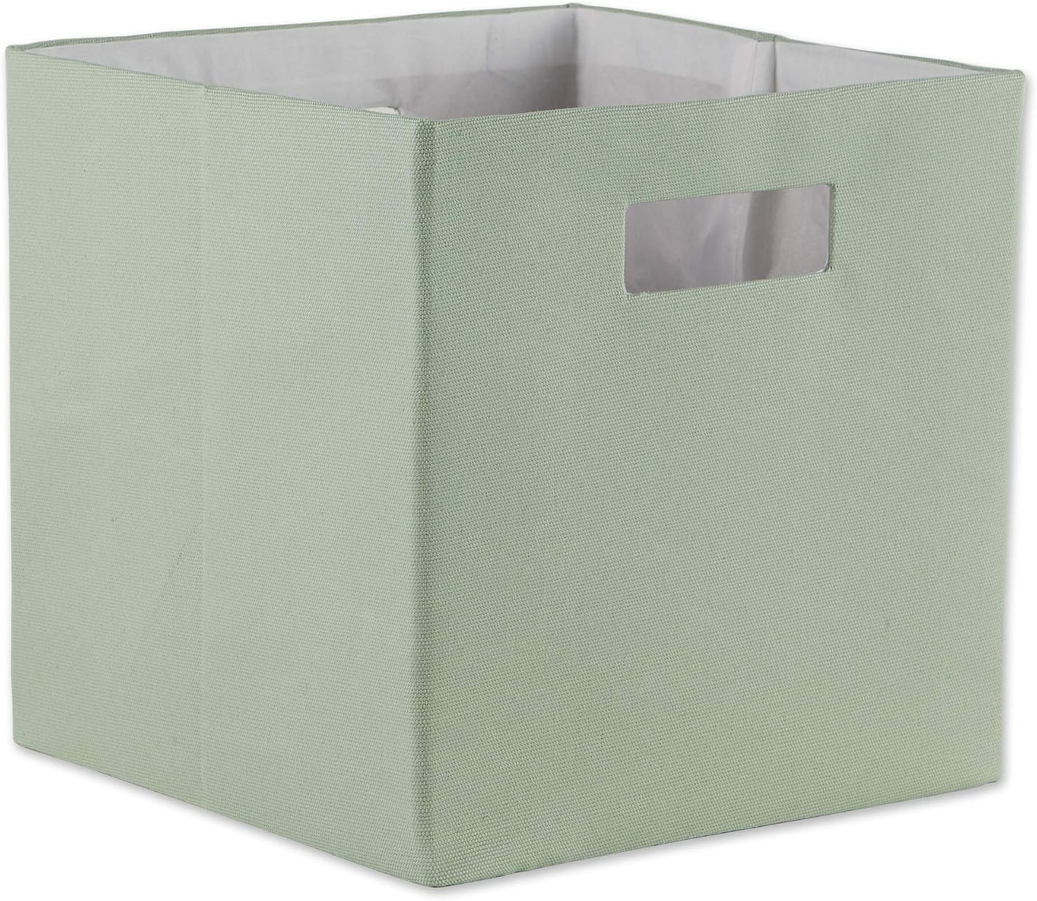 DII Fabric Storage Cube Organizer Bin 13x13x13 Foldable, Teal