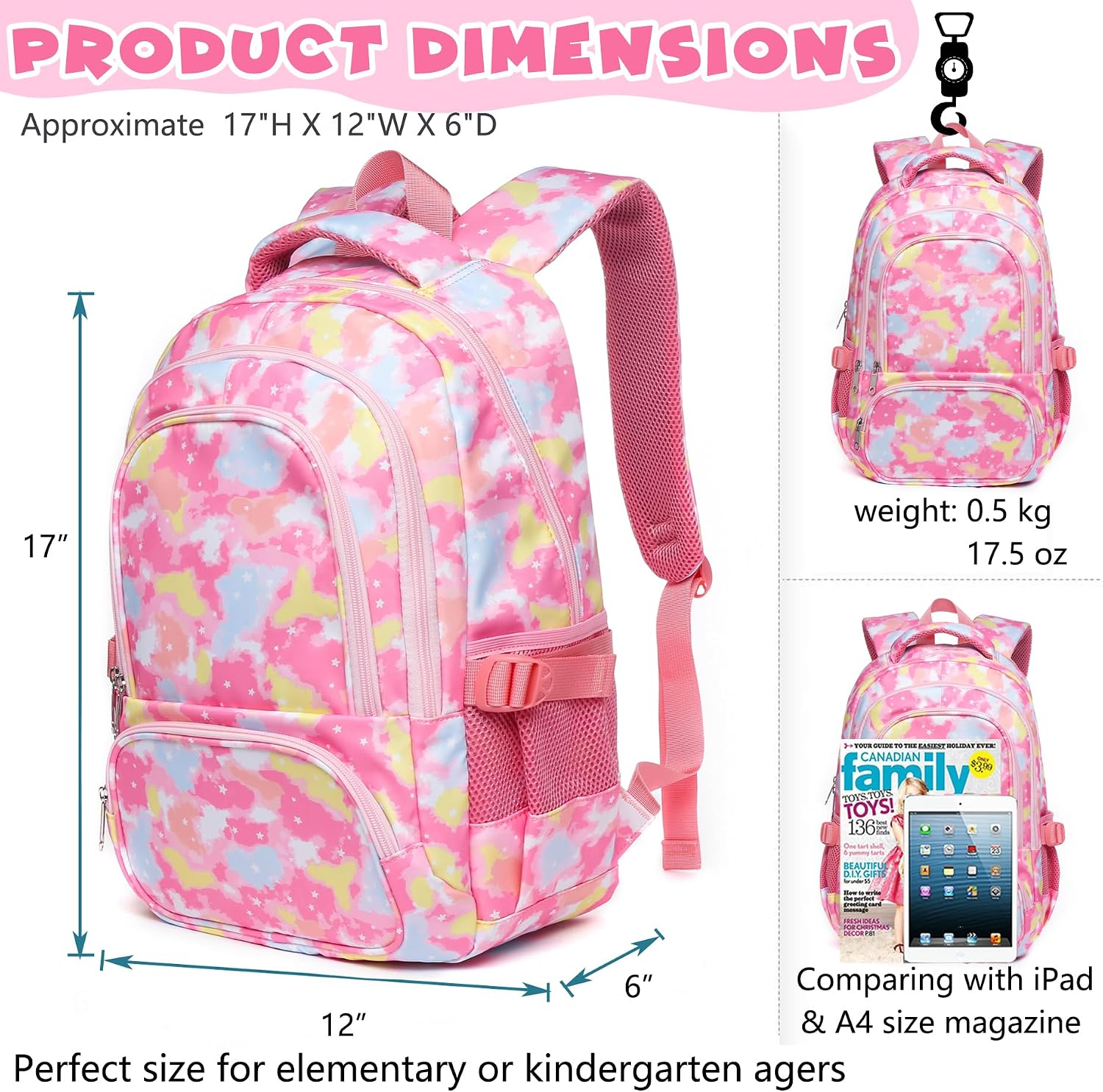 BLUEFAIRY Kids Backpack for Boys Elementary Book Bags Primary Middle School Bookbags for Childs Water Resistant Back to School Gifts Son Mochila