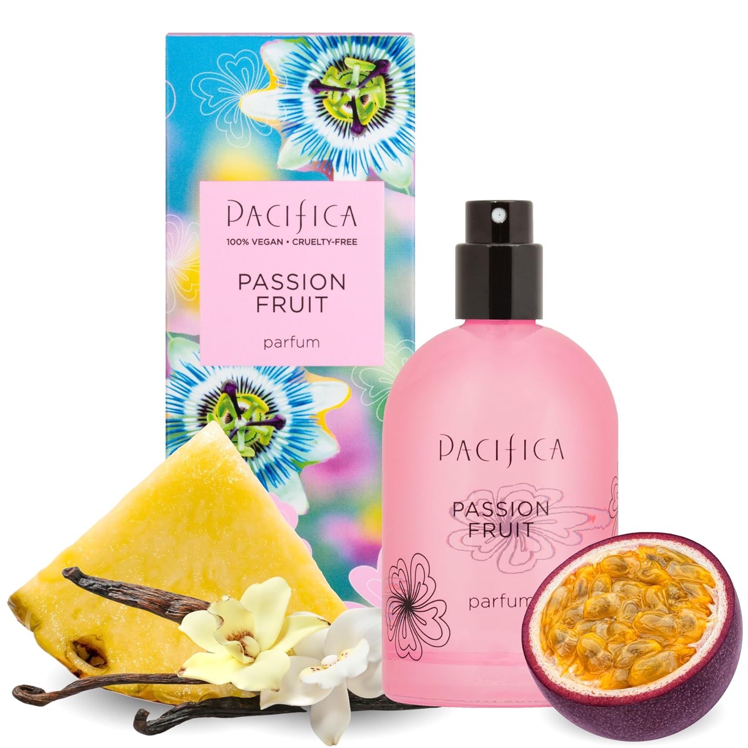 Pacifica Tuscan Blood Orange Perfume Spray for Women - Vegan, Cruelty-Free, Made in USA