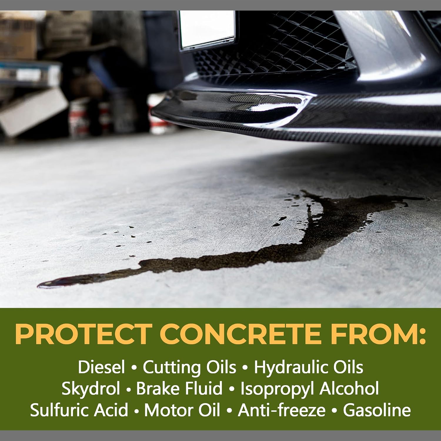 CoverTec CoverShield U140 Matte, Heavy-Duty Gas and Oil Resistant Concrete Sealer, Hard Surface Sealer, 1 Gal | Prof-Grade (2) Part Kit