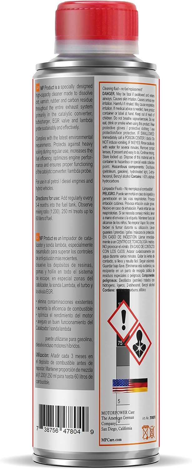 MotorPower Care Catalytic Converter Cleaner — Pass Emissions Test & Fix P0420 | Cleans O2 Sensor