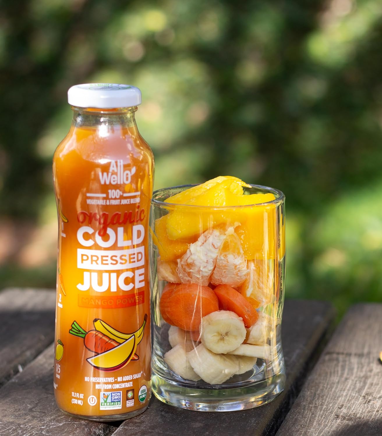 Organic Juice Variety Pack, Cold-Pressed, Non-GMO, 6 Pack