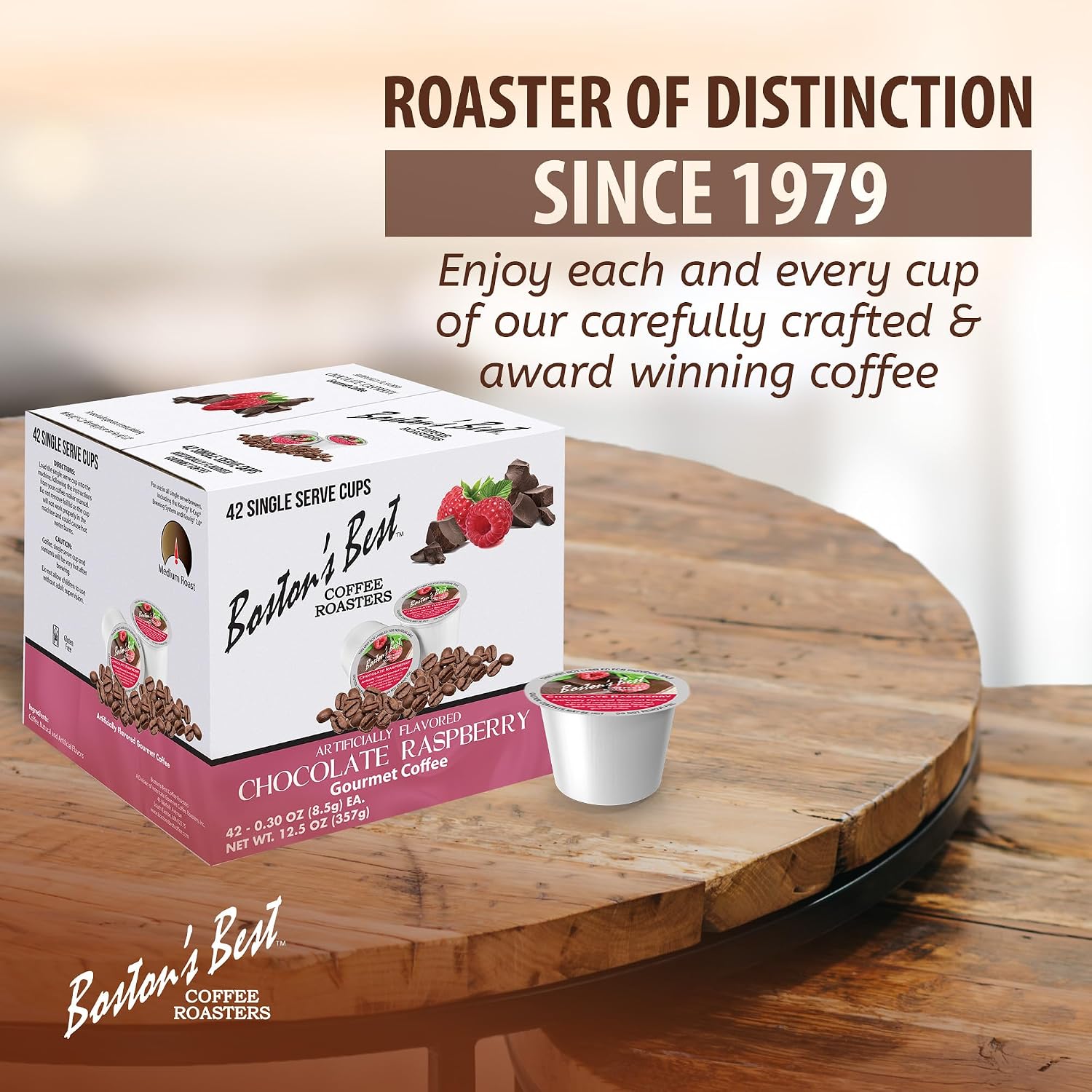 Boston’s Best - Aloha Coconut Flavored Delicious Gourmet Coffee Compatible with Keurig Coffee Maker, 1 Count (42 Single Serve Cups)