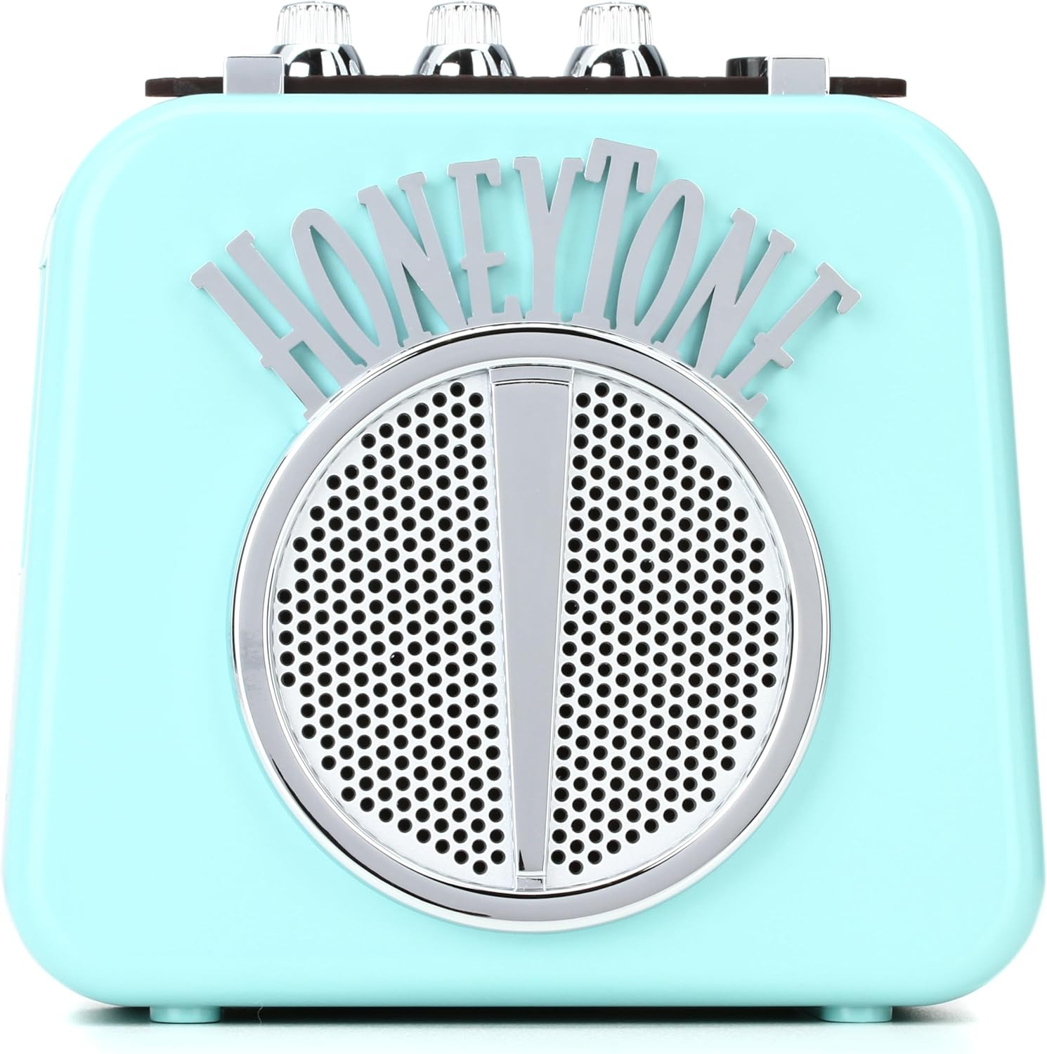 Danelectro Honeytone N-10 Guitar Mini Amp, Aqua | Includes belt clip
