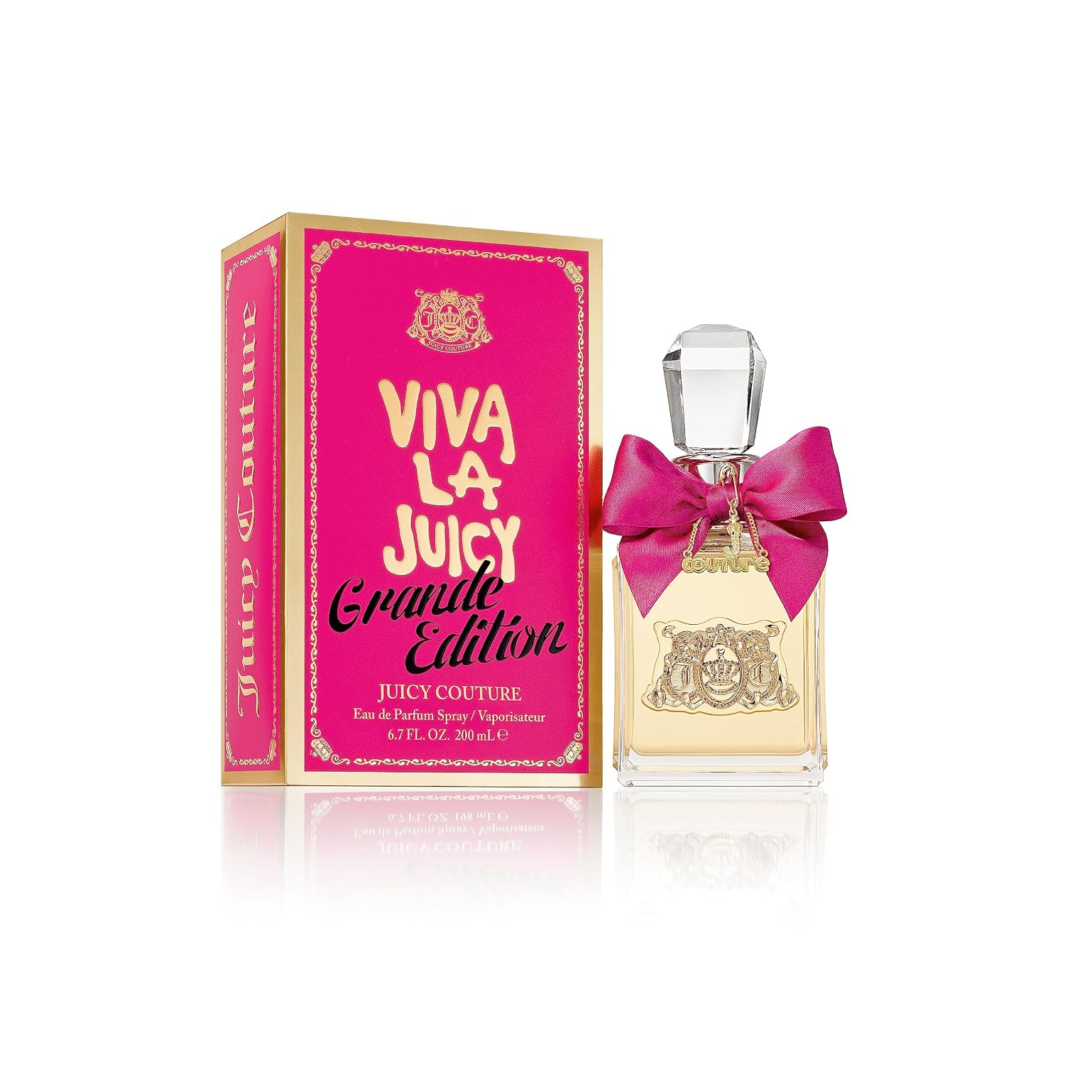Juicy Couture Viva La Juicy Eau De Parfum, Women's Perfume with Notes of Mandarin, Gardenia & Caramel, Floral & Sweet Perfume for Women, EDP Spray