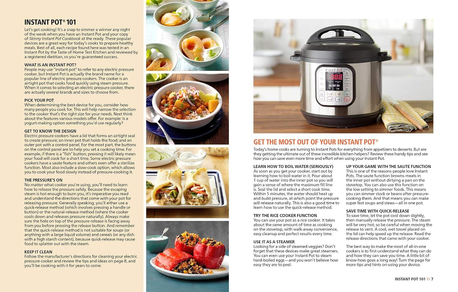 Taste of Home Skinny Instant Pot: 100 Dishes Trimmed Down for Healthy Families (Taste of Home Heathy Cooking)