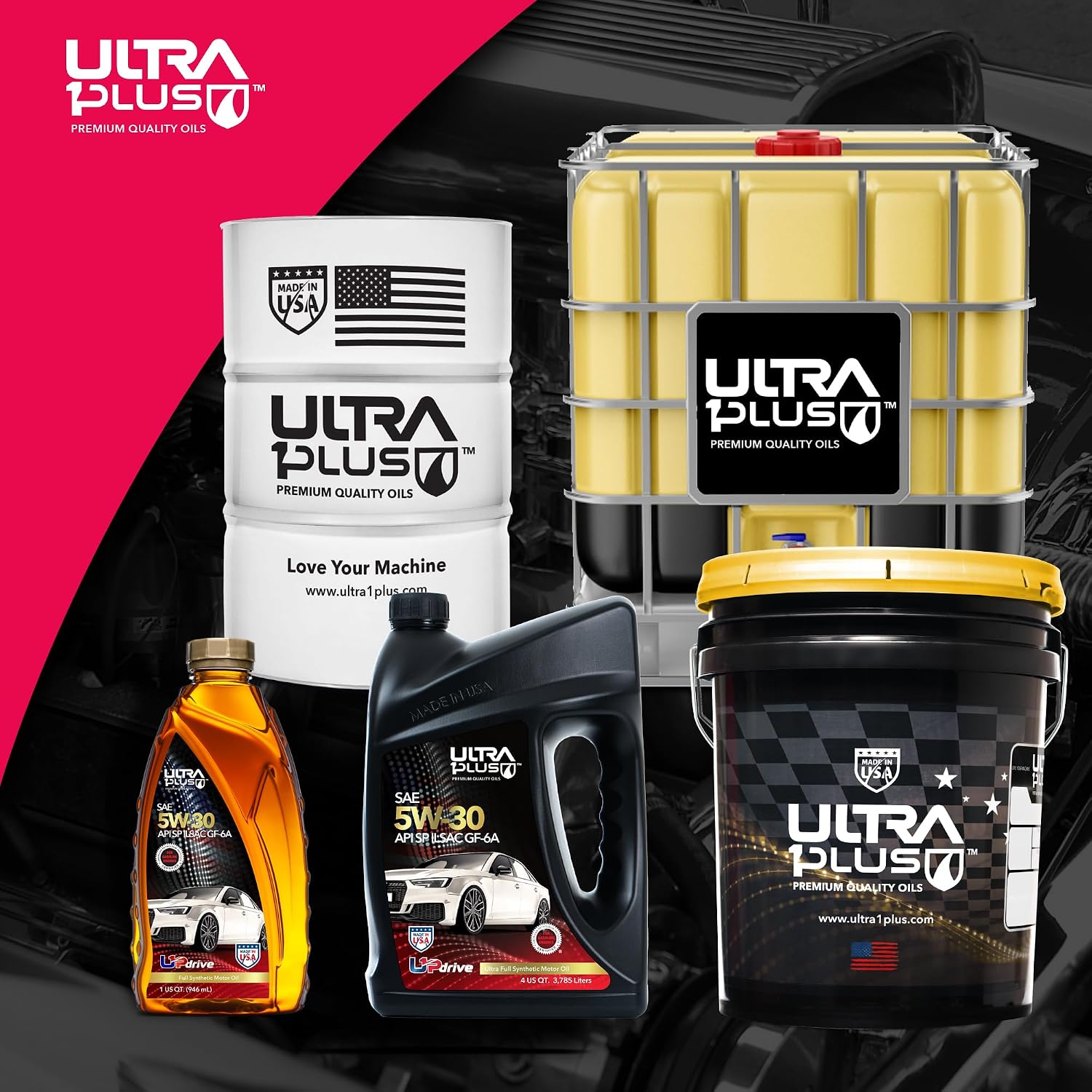 SAE 5W-30 Full Synthetic Motor Oil API SP ILSAC GF-6A 1 Gallon