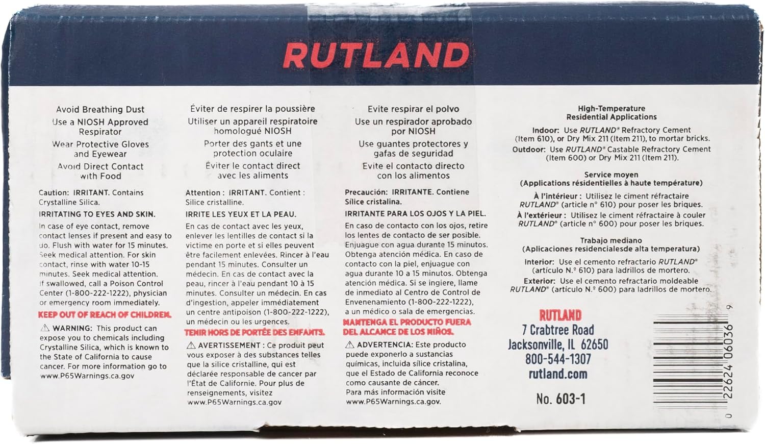 Rutland Fire Bricks, Properly Cured High Temperature FireBrick, USA-Made Residential Fire Clay Replacement for Wood Stove, Fireplace, & Pizza Oven, Size 9" x 4.5" x 1.25", 6-Pack, Tan
