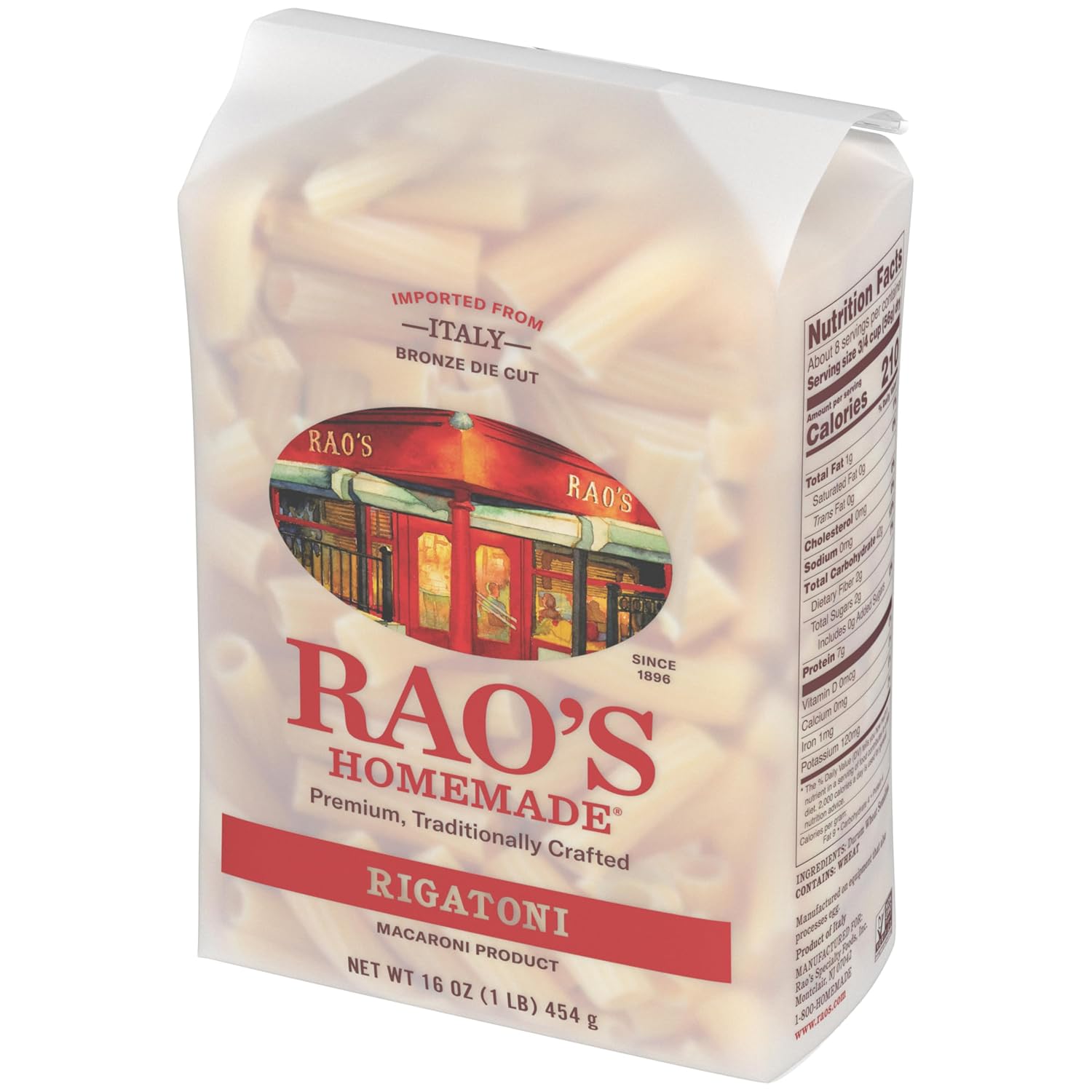 Rao's Homemade Farfalle Pasta, 16 Oz Bag